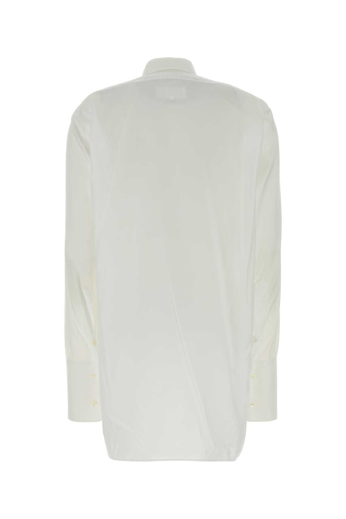 Maison Margiela White Oxford Shirt Size M / US 6-8 / IT 42-44 - 2 Thumbnail