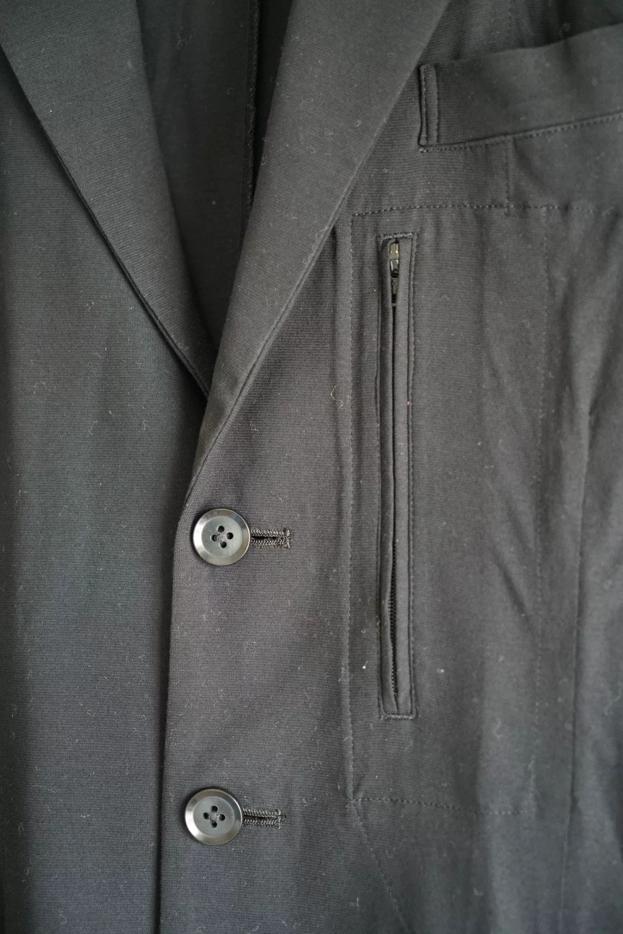 Yohji Yamamoto yohji yamamoto black oversized tailored blazer Size US S / EU 44-46 / 1 - 3 Thumbnail