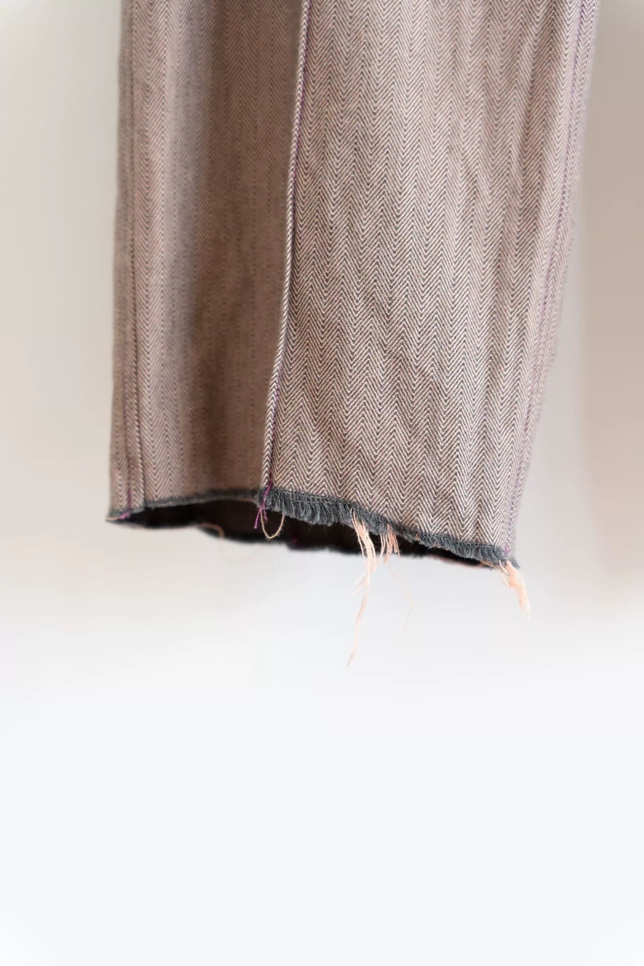 Sulvam Sulvam Knife Edge Pants in Beige Size US 31 - 7 Thumbnail