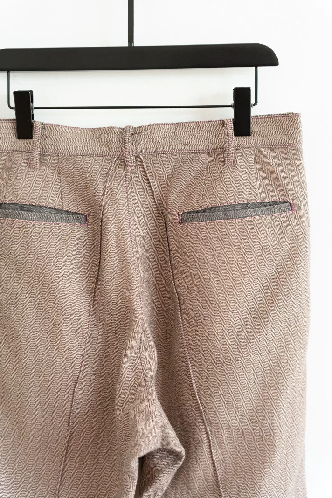 Sulvam Sulvam Knife Edge Pants in Beige Size US 31 - 6 Thumbnail