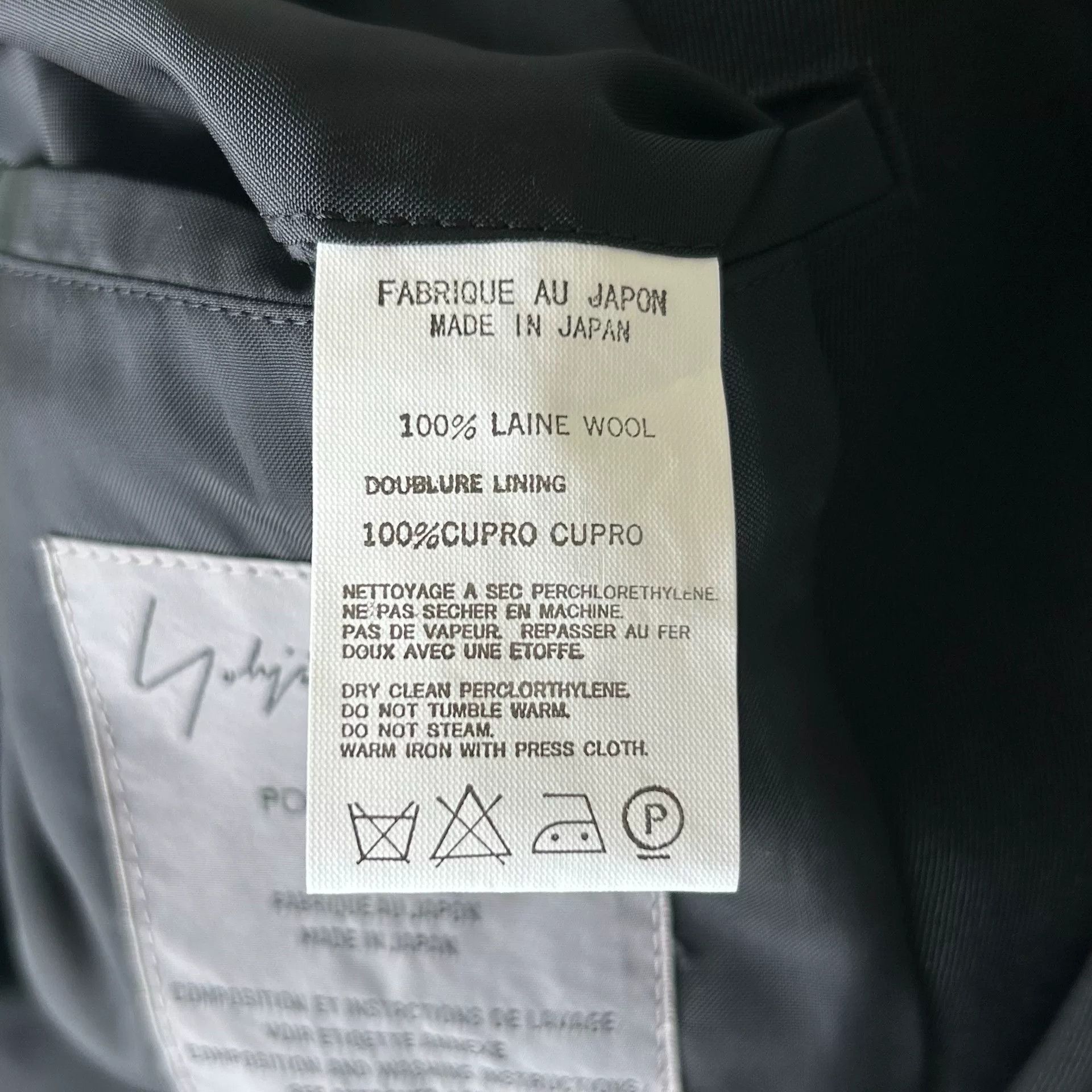 Yohji Yamamoto Yohji Yamamoto Black Zippered Blazer Size US M / EU 48-50 / 2 - 8 Thumbnail