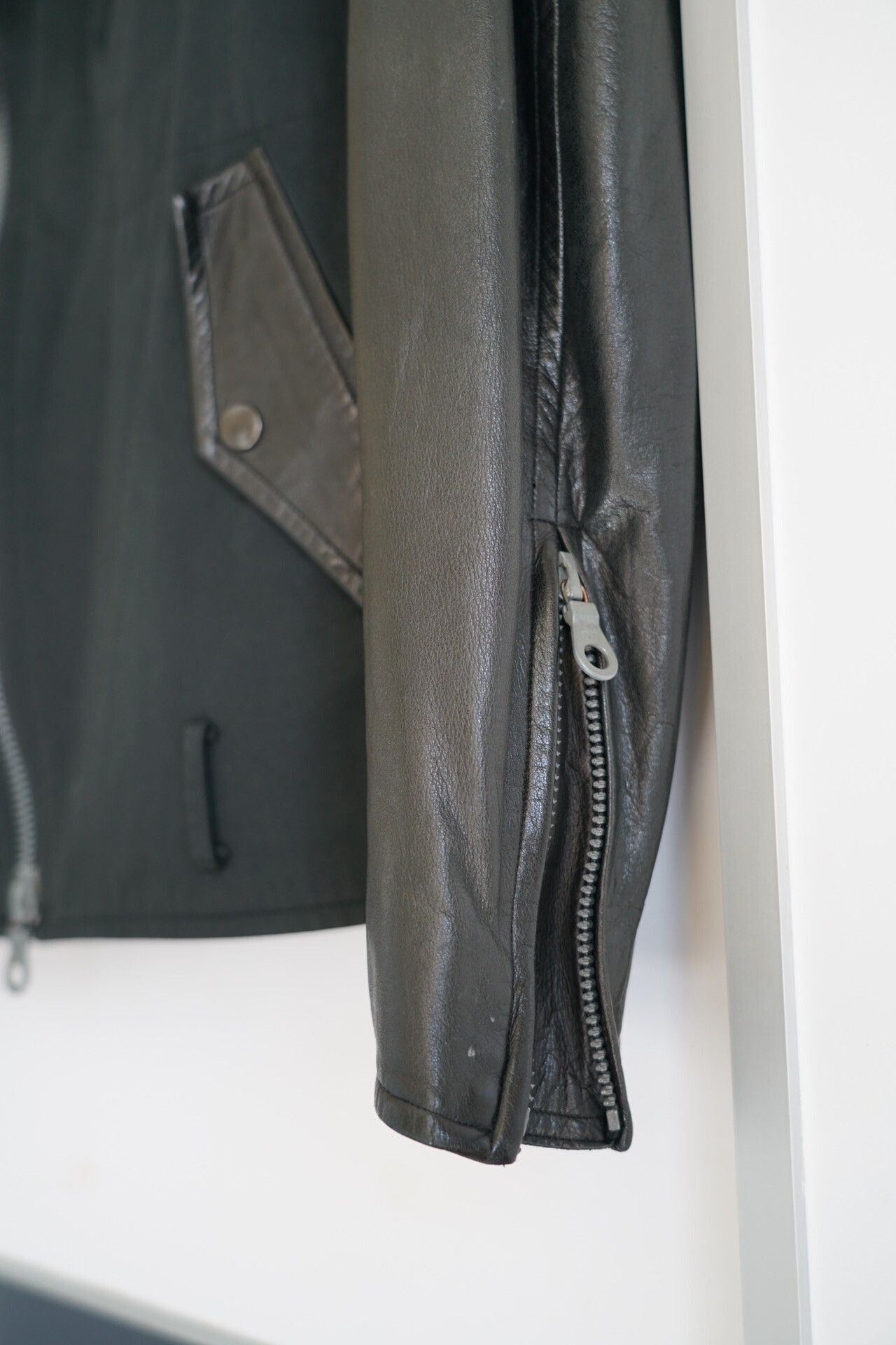 Yohji Yamamoto yohji yamamoto leather zip short jacket Size US M / EU 48-50 / 2 - 6 Thumbnail