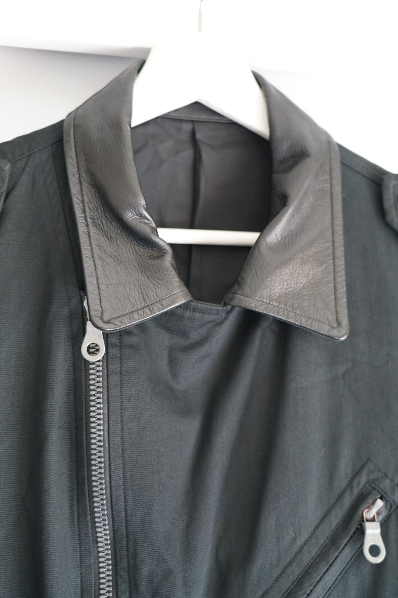 Yohji Yamamoto yohji yamamoto leather zip short jacket Size US M / EU 48-50 / 2 - 3 Thumbnail