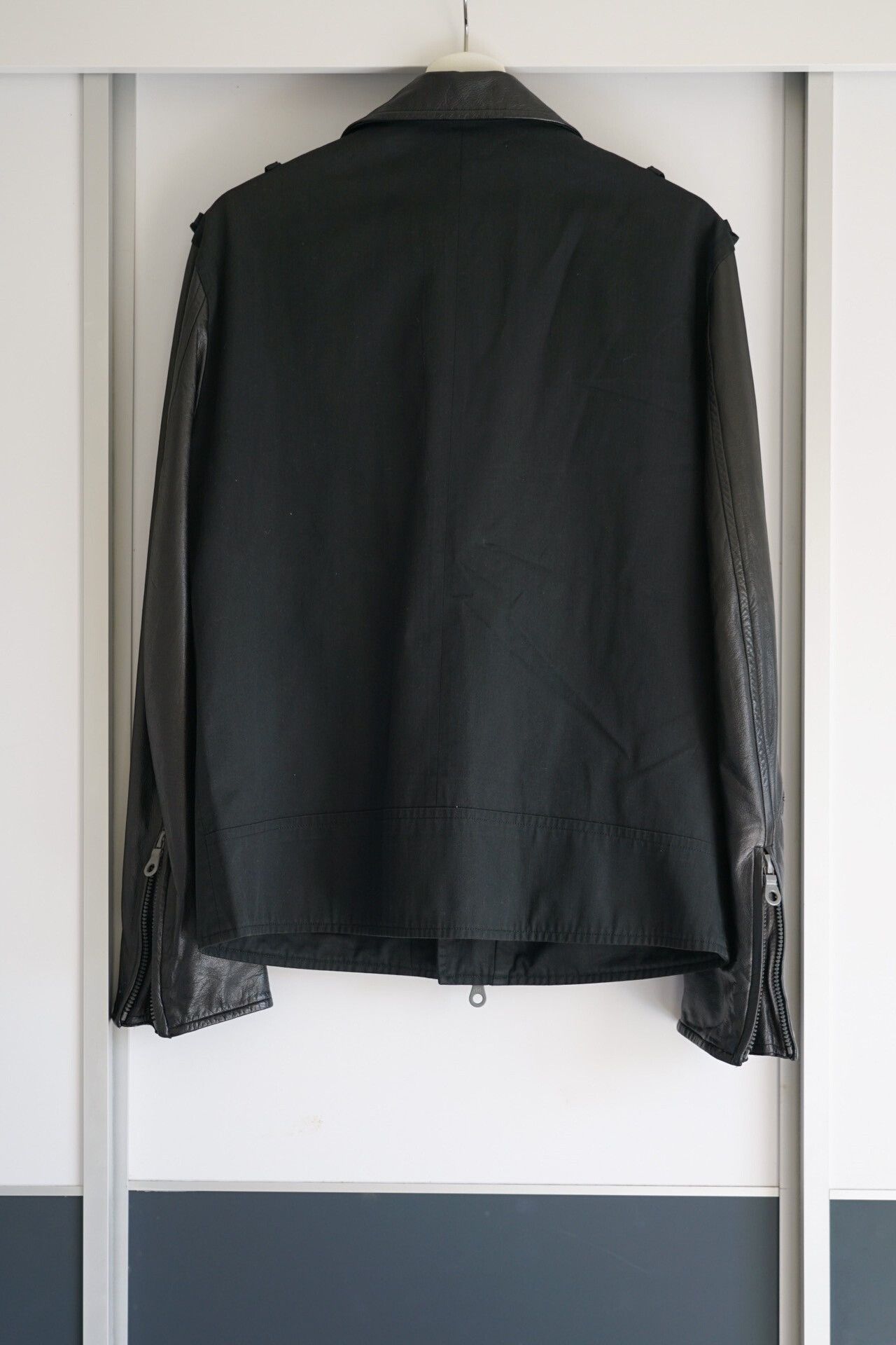 Yohji Yamamoto yohji yamamoto leather zip short jacket Size US M / EU 48-50 / 2 - 2 Thumbnail