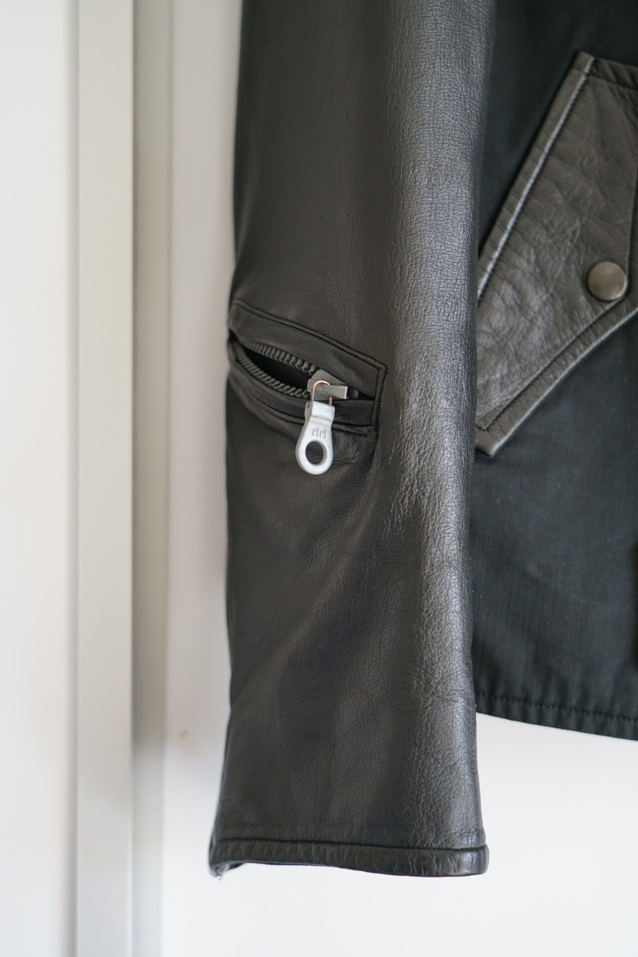 Yohji Yamamoto yohji yamamoto leather zip short jacket Size US M / EU 48-50 / 2 - 5 Thumbnail