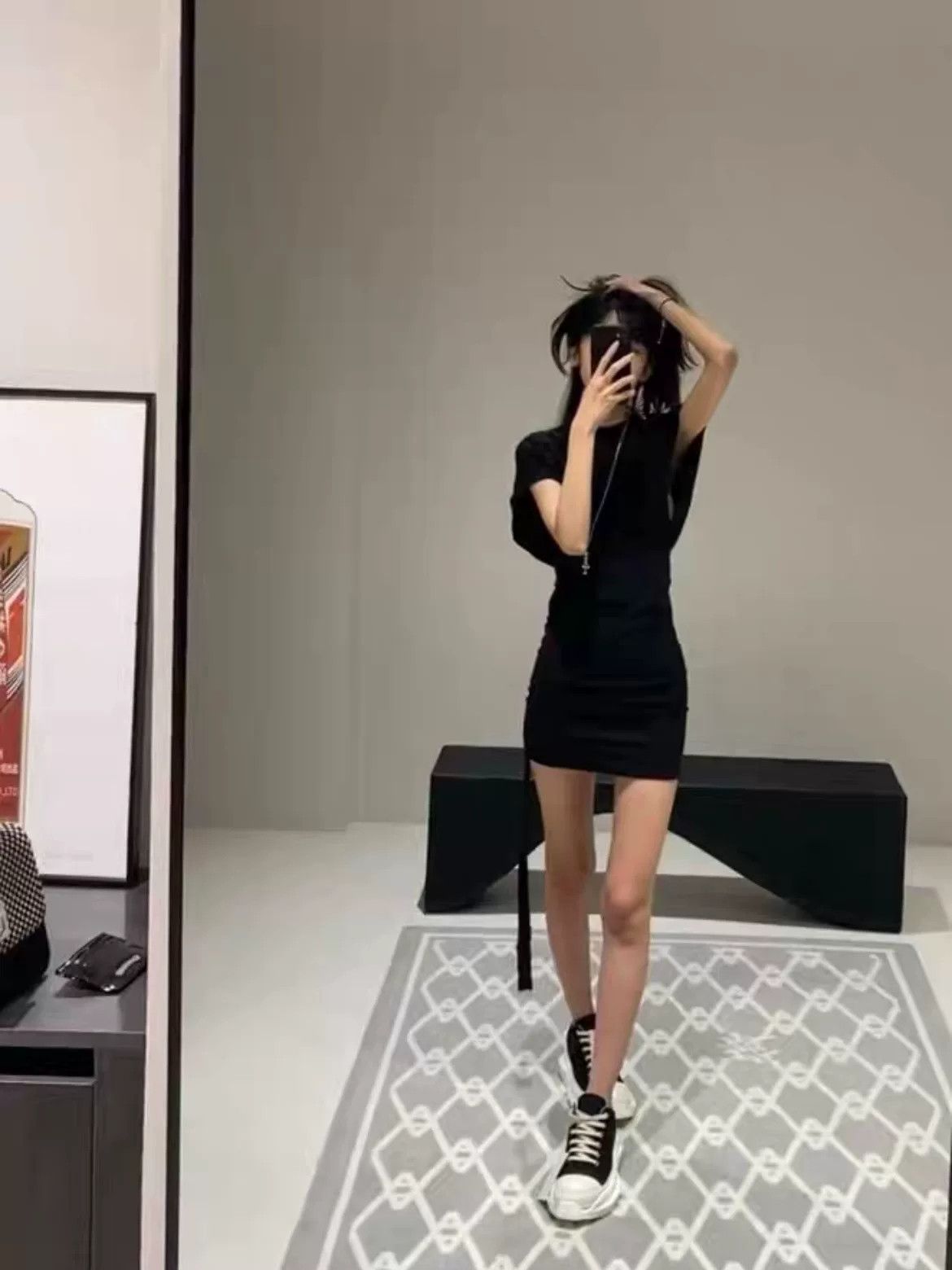 Rick Owens rick owens black structured dress Size S / US 4 / IT 40 - 7 Thumbnail