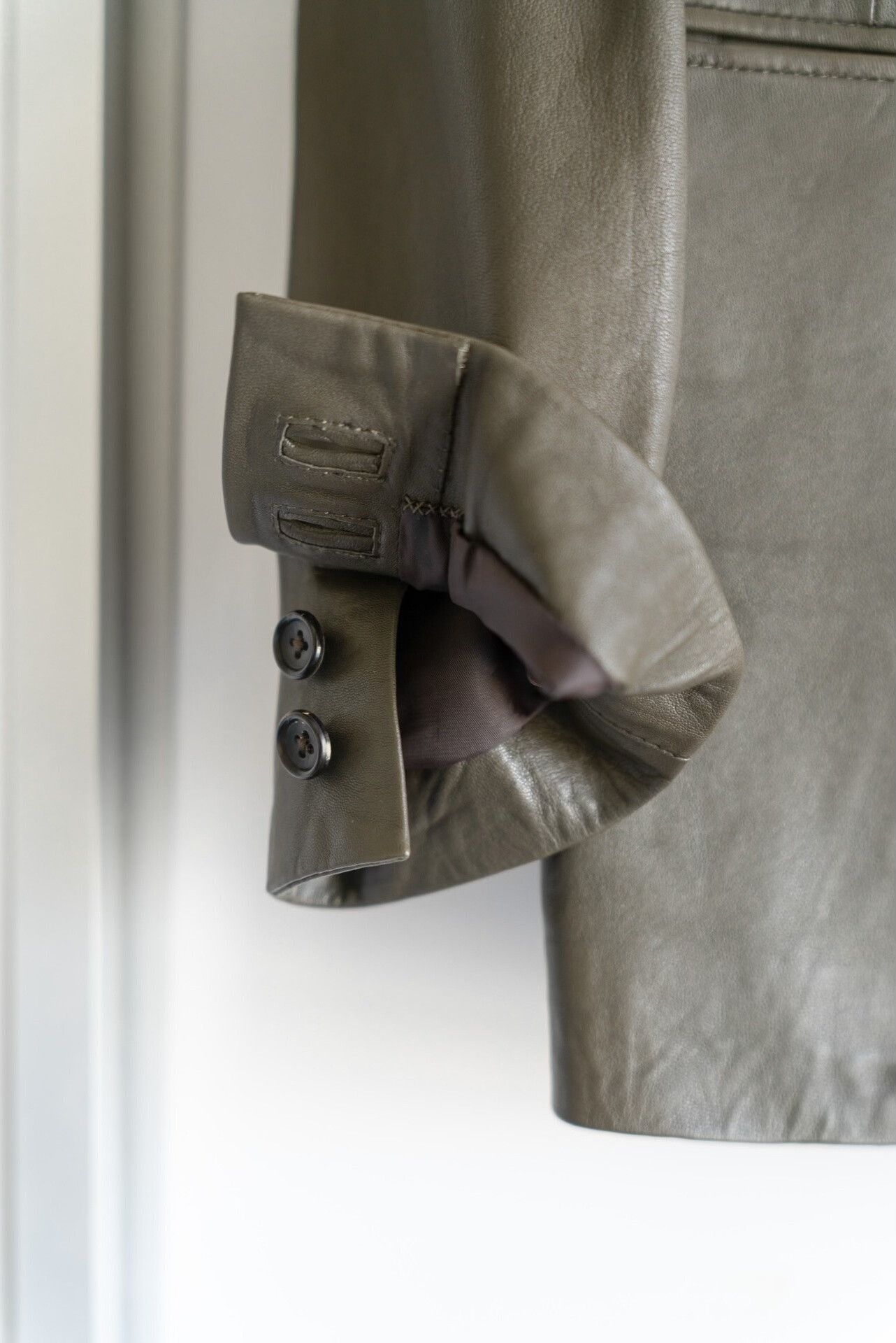 Yohji Yamamoto yohji yamamoto leather blazers jacket Size US M / EU 48-50 / 2 - 6 Thumbnail
