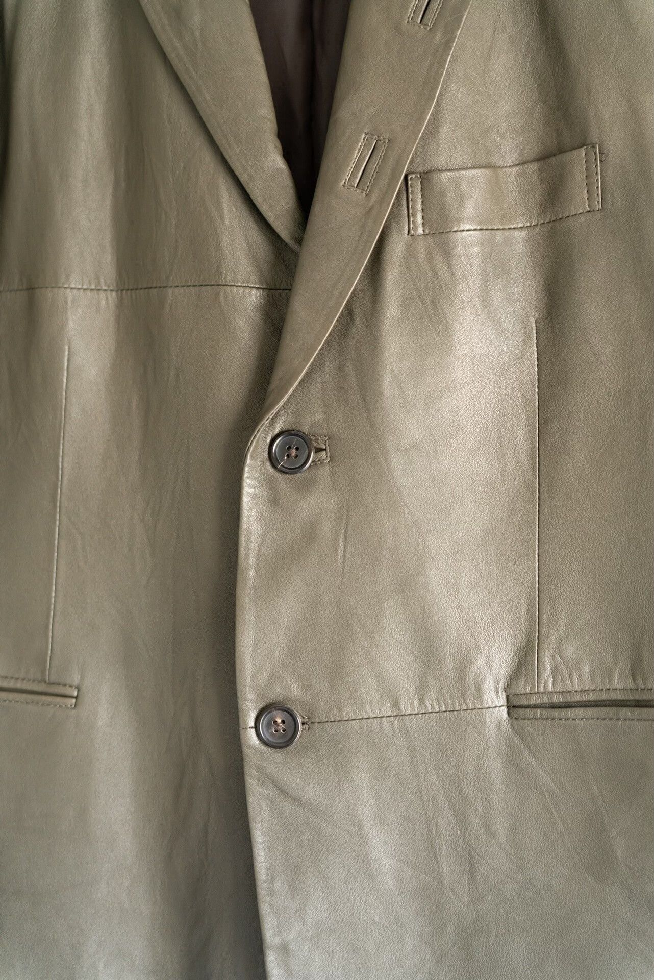 Yohji Yamamoto yohji yamamoto leather blazers jacket Size US M / EU 48-50 / 2 - 5 Thumbnail