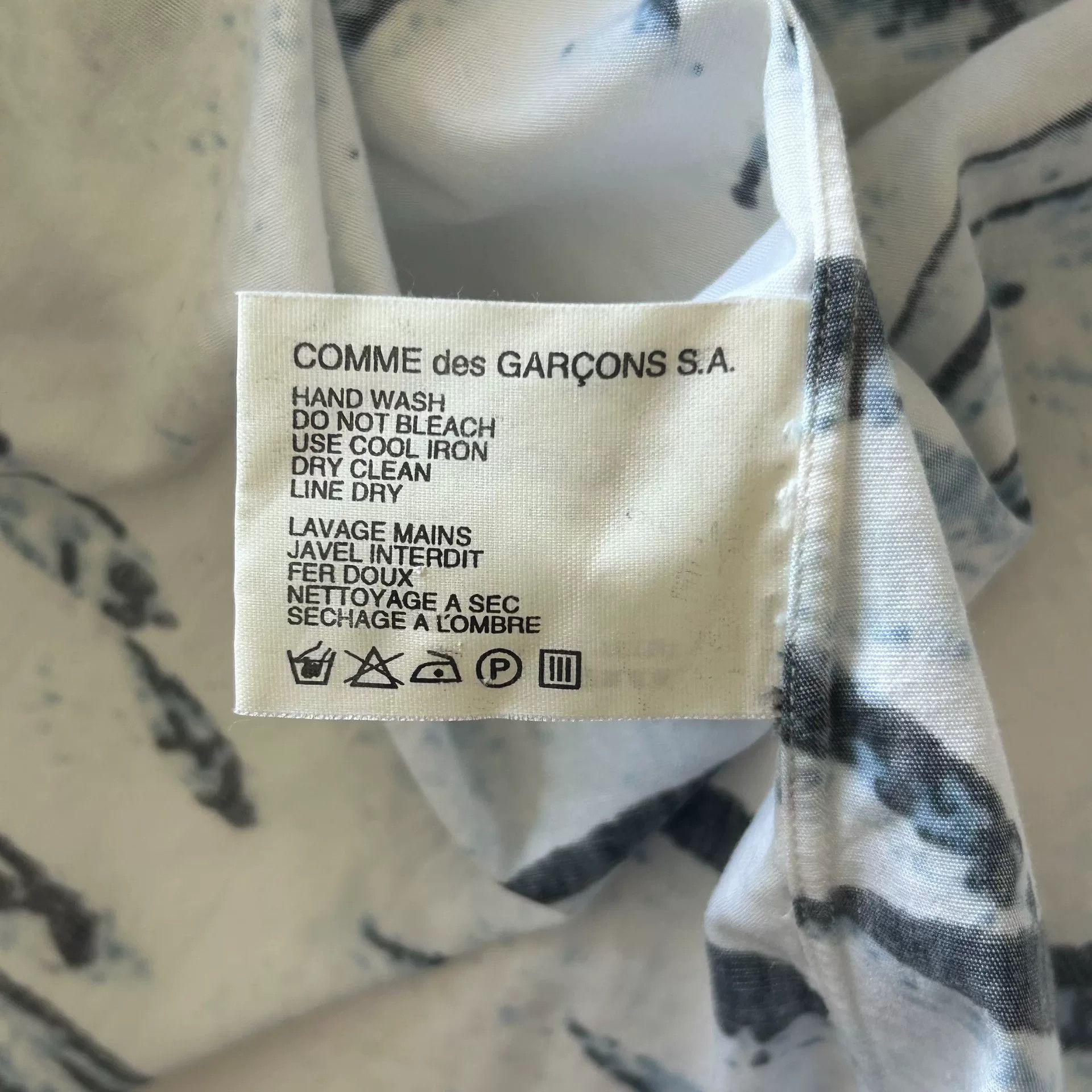Comme des Garcons 90s Comme des Garçons Short Sleeve Shirt Size US S / EU 44-46 / 1 - 9 Thumbnail