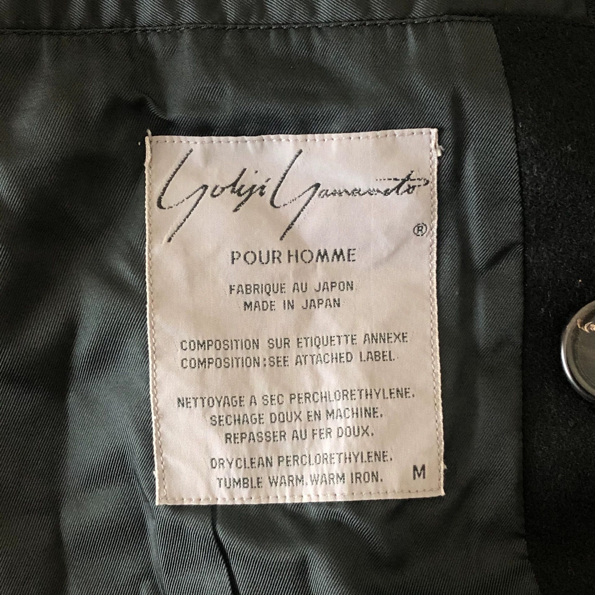 Yohji Yamamoto yohji yamamoto double-breasted blazer with plaid collar Size US M / EU 48-50 / 2 - 7 Thumbnail