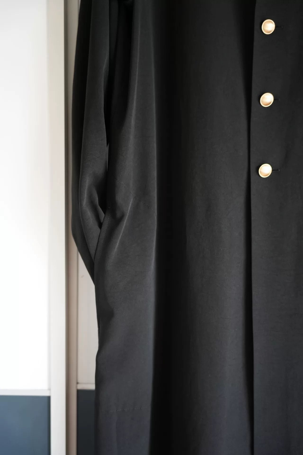 Yohji Yamamoto Yohji Yamamoto Black Military Style Coat Size US S / EU 44-46 / 1 - 4 Thumbnail