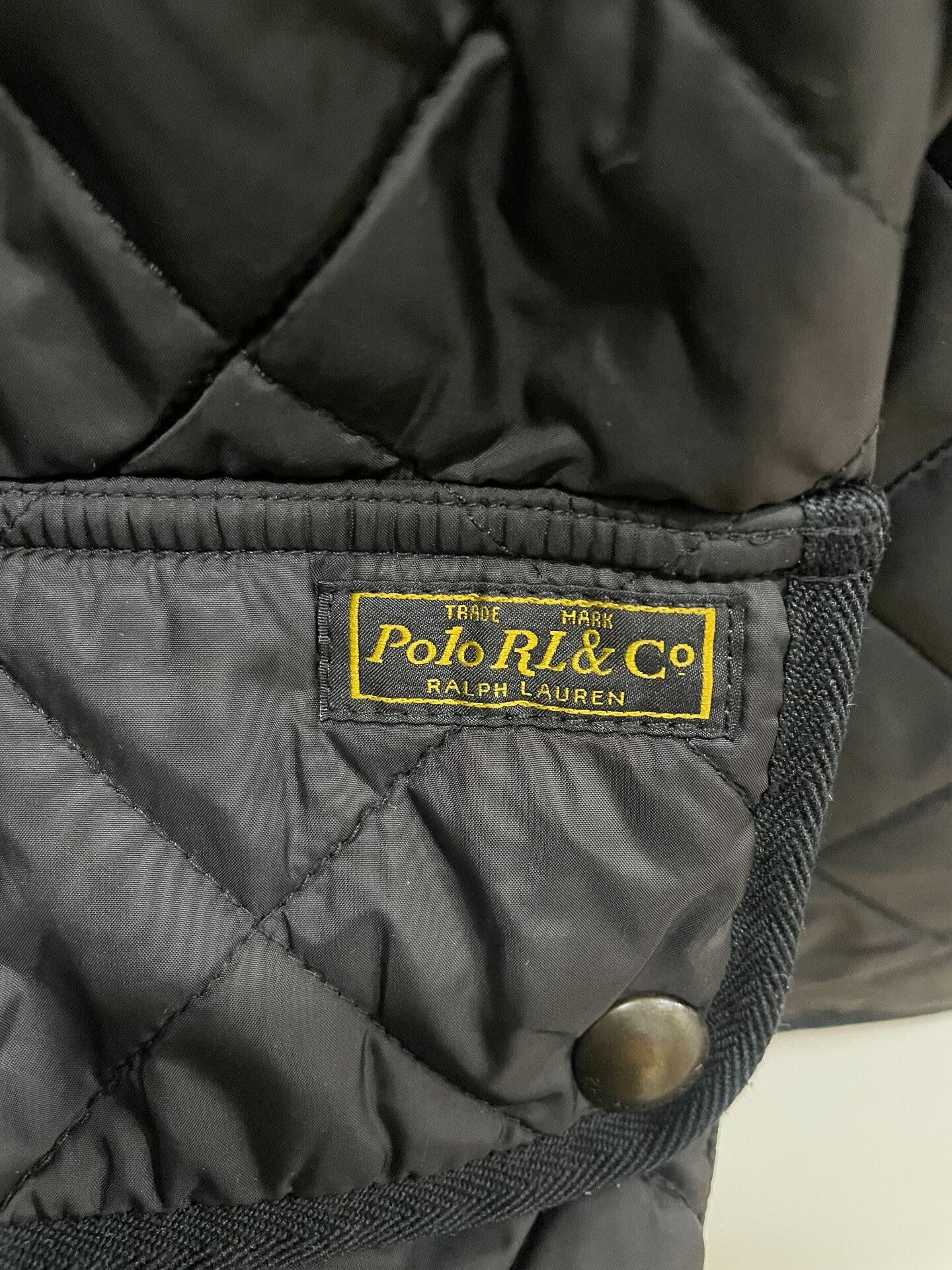 Polo Ralph Lauren Quilted Cotton Jacket with Suede Detail Size US L / EU 52-54 / 3 - 5 Thumbnail