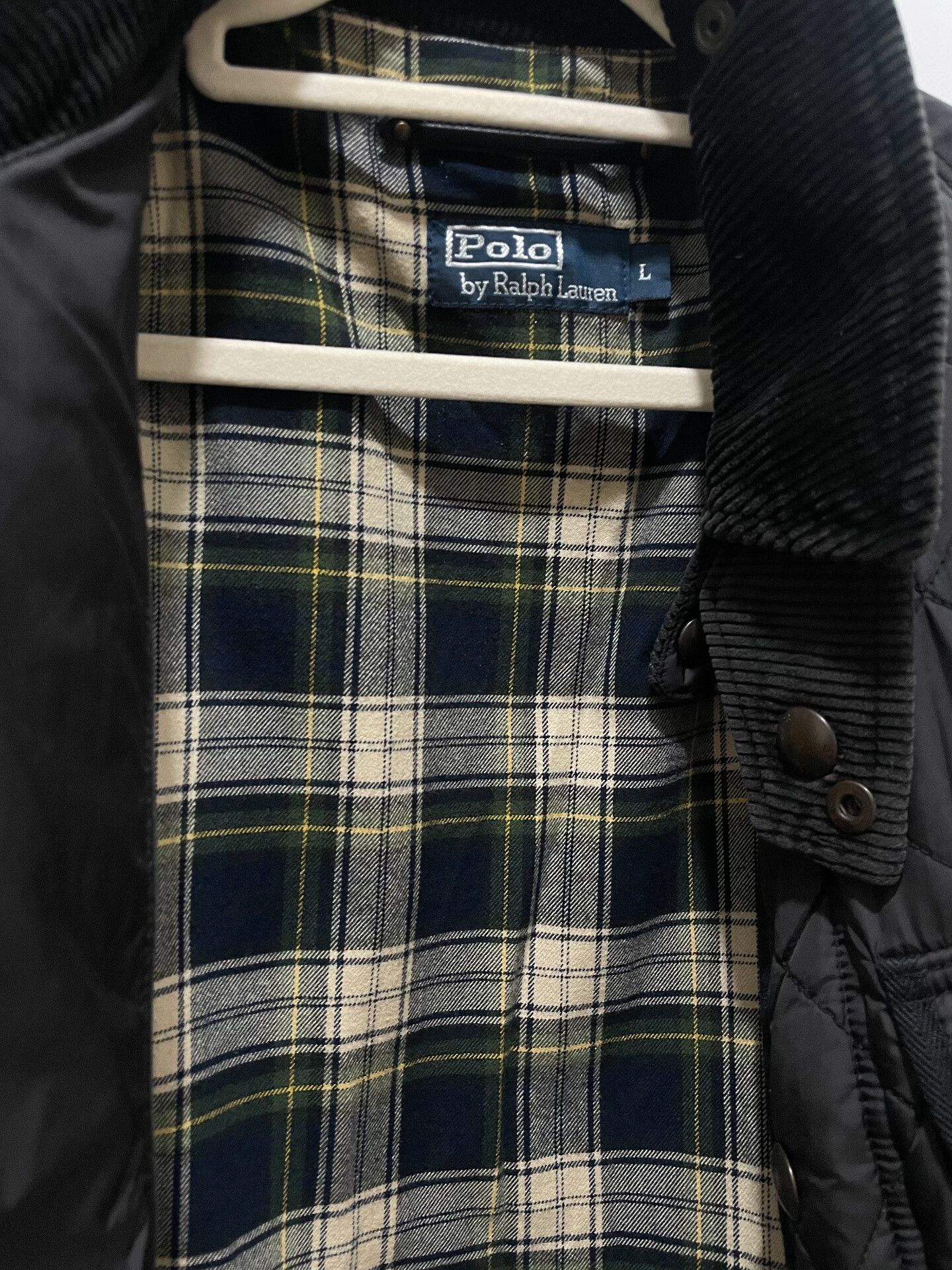 Polo Ralph Lauren Quilted Cotton Jacket with Suede Detail Size US L / EU 52-54 / 3 - 8 Thumbnail