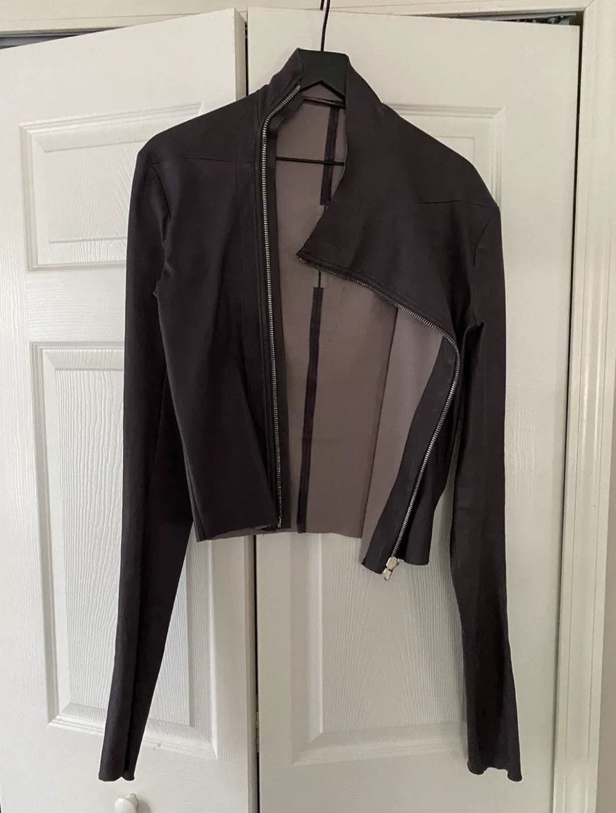 Rick Owens rick owens gethemane purple leather jacket Size US M / EU 48-50 / 2 - 4 Thumbnail
