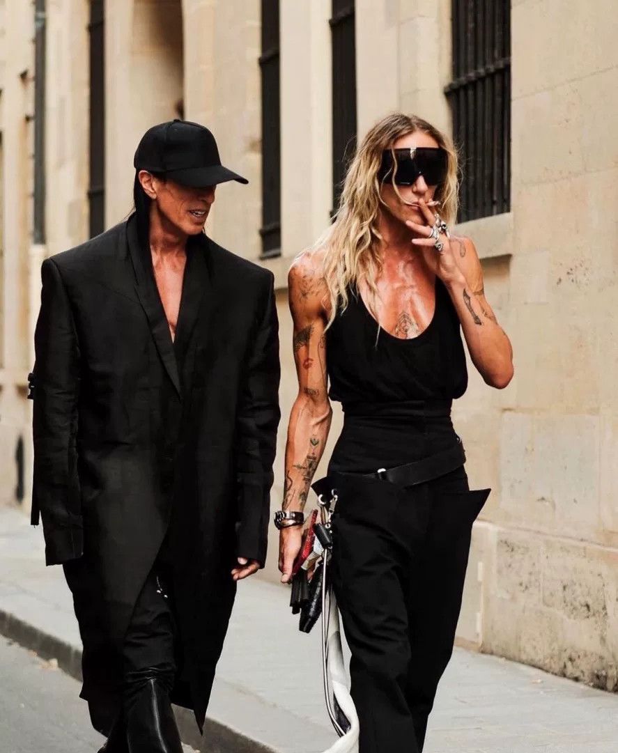 Rick Owens oversized black sunglasses by Rick Owens Size ONE SIZE - 4 Thumbnail