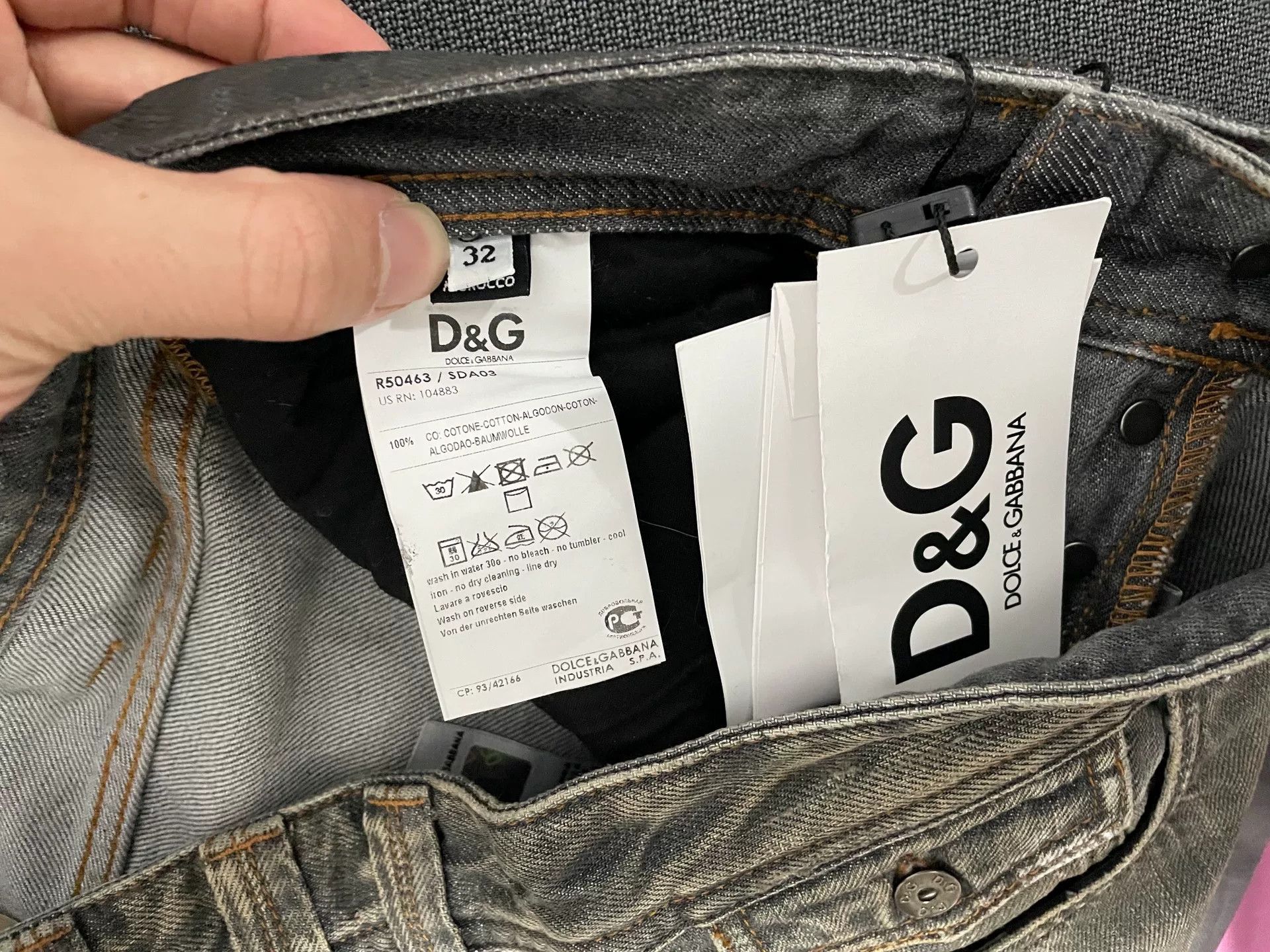Dolce & Gabbana Dolce & Gabbana Yin Yang Low Waist Jeans Size US 32 / EU 48 - 4 Thumbnail
