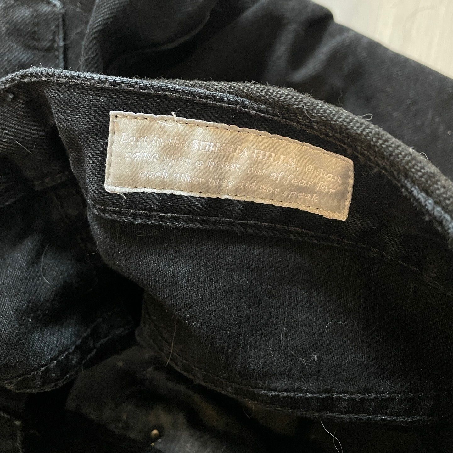 Siberia Hills black studded straight-leg denim pants Size US 32 / EU 48 - 2 Thumbnail