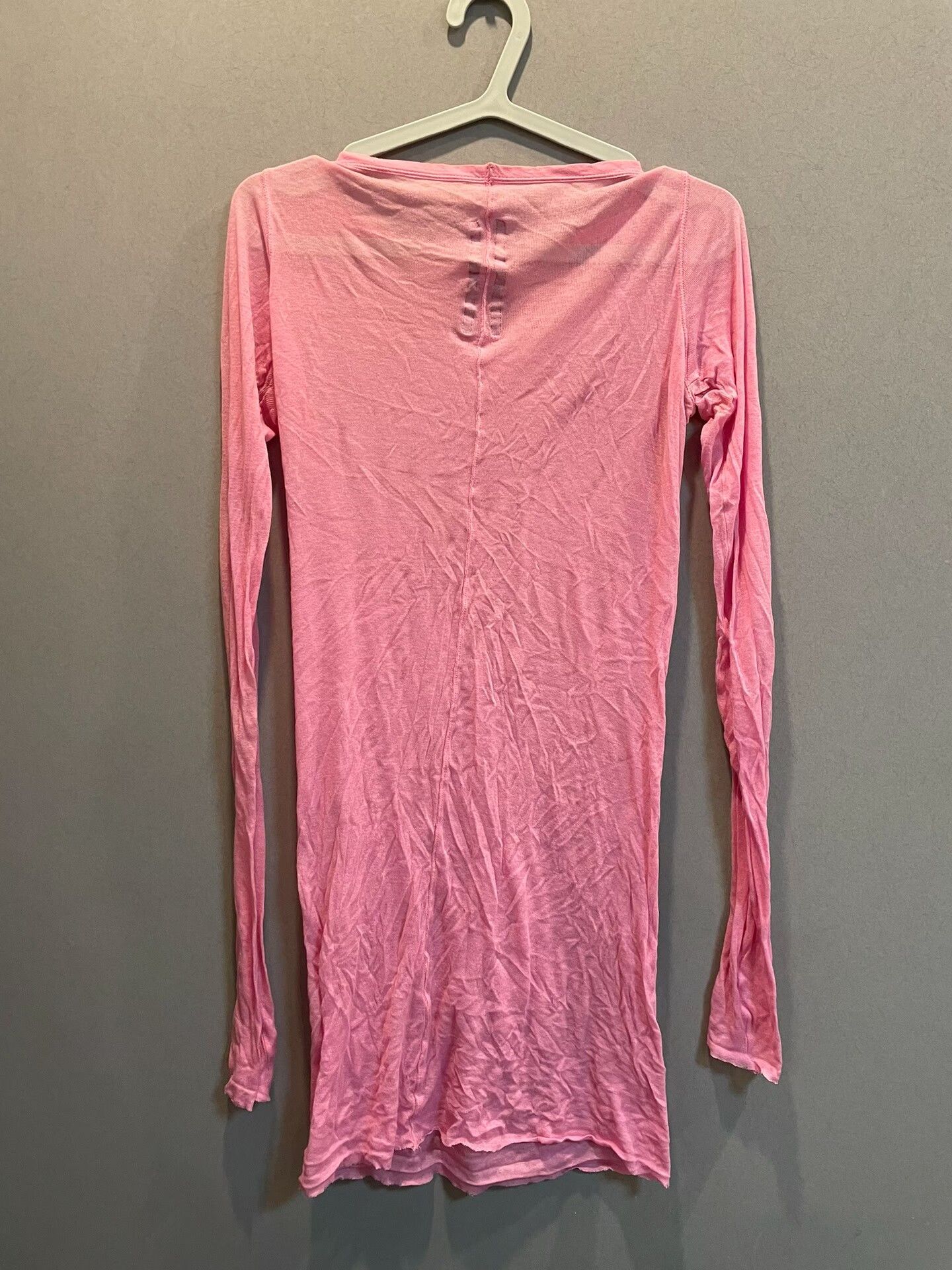 Rick Owens pink long sleeve fitted dress by Rick Owens Size M / US 6-8 / IT 42-44 - 2 Thumbnail