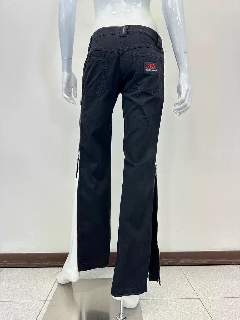 Dolce & Gabbana stylish black zipper pants by Dolce & Gabbana Size US 31 - 3 Thumbnail