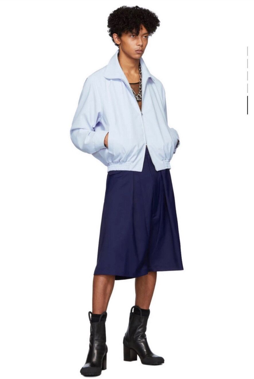 Random Identities navy wide-leg tailored shorts Size 42" / US 20 - 3 Thumbnail
