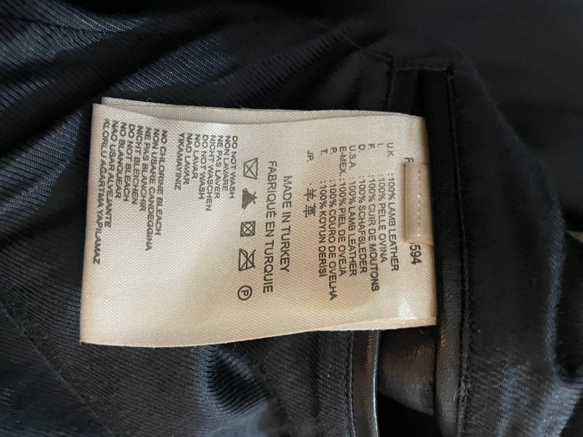 Diesel Black Gold diesel blackgold lambskin leather jacket size 48 Size US M / EU 48-50 / 2 - 5 Thumbnail