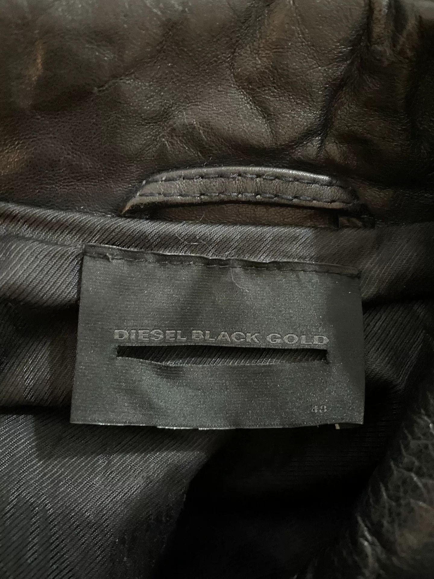 Diesel Black Gold diesel blackgold lambskin leather jacket size 48 Size US M / EU 48-50 / 2 - 4 Thumbnail