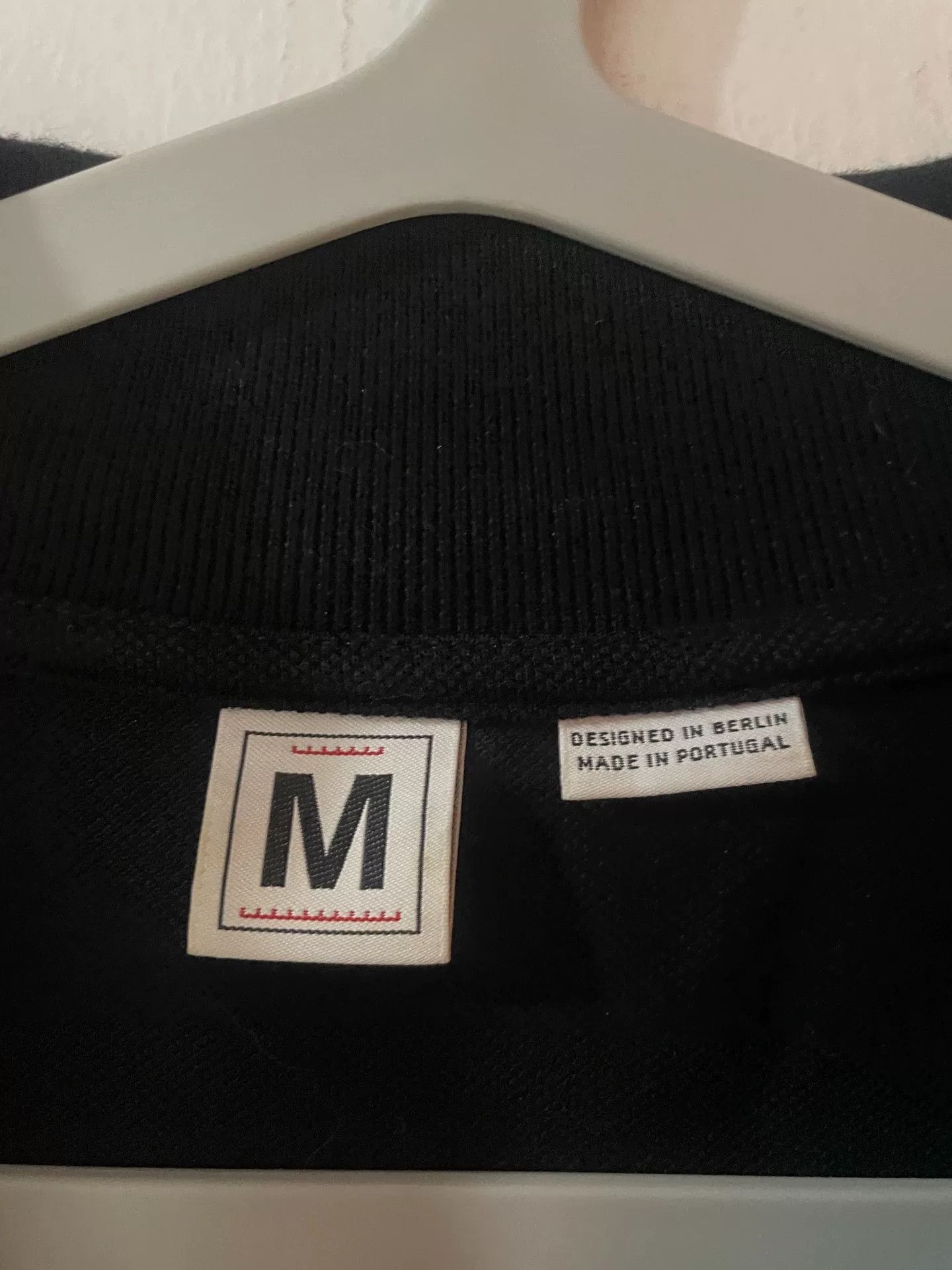 Random Identities oversized black polo shirt with unique design Size M / US 6-8 / IT 42-44 - 5 Thumbnail