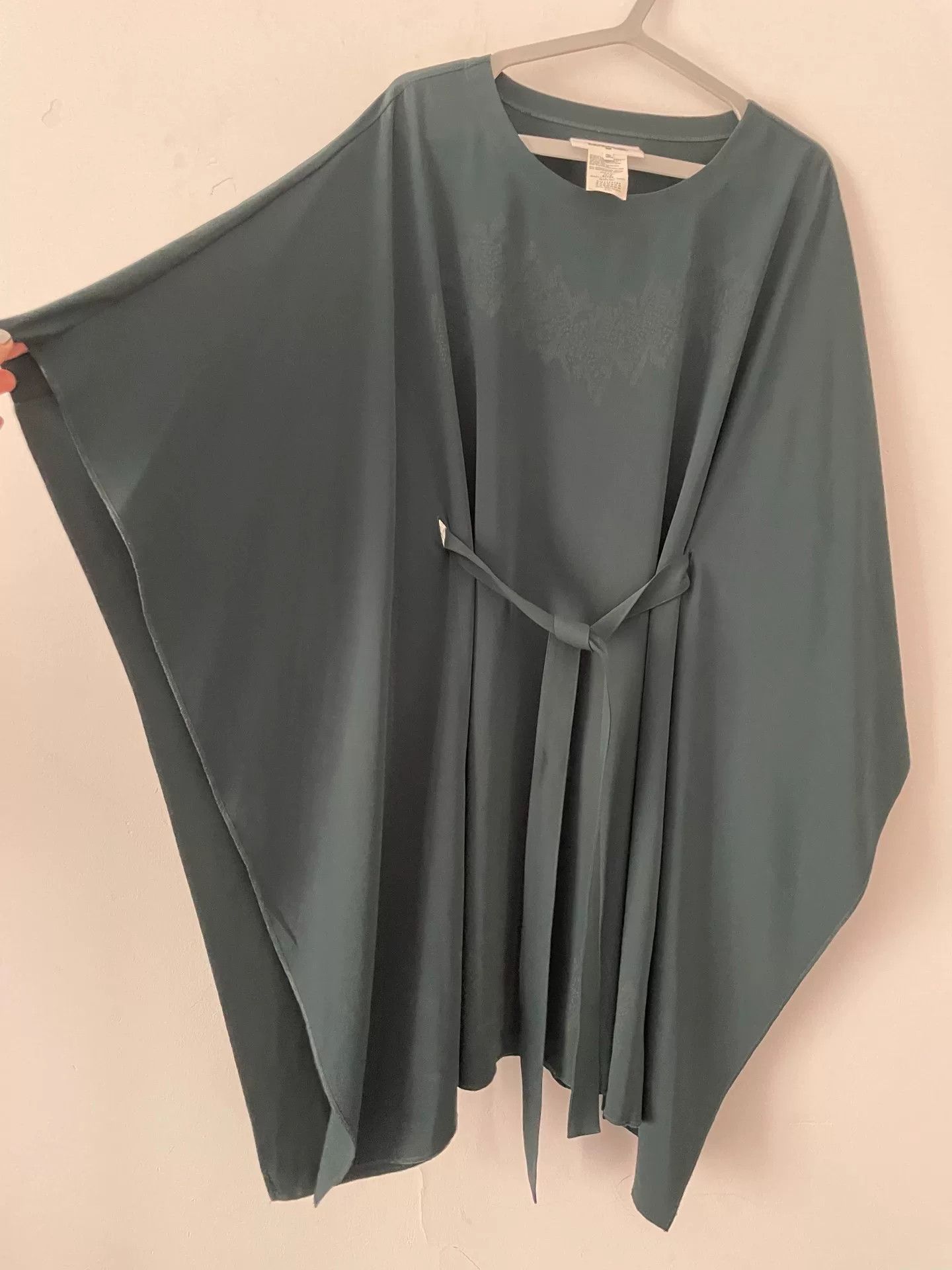 unique oversized cape sleeve top