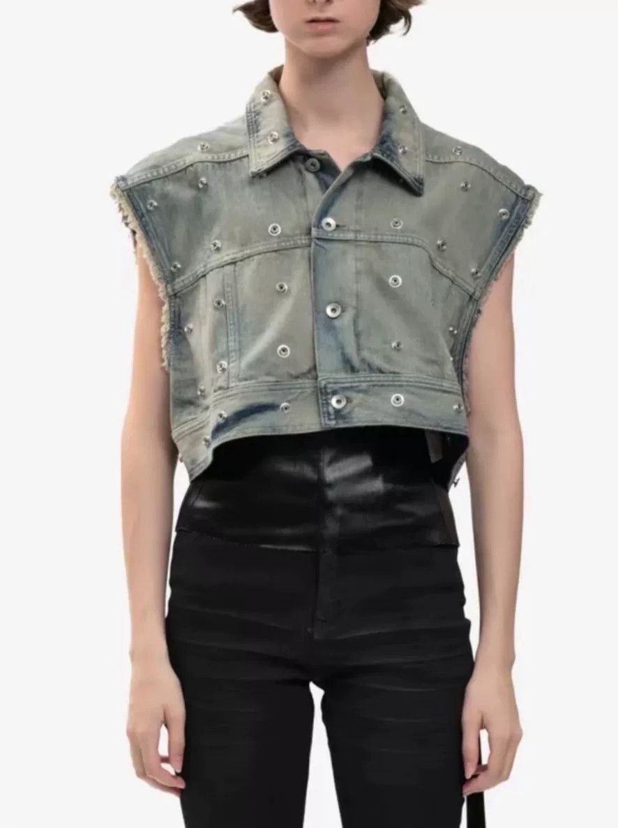 Rick Owens Drkshdw rick owens drkshdw oversized denim vest Size US XS / EU 42 / 0 - 7 Thumbnail