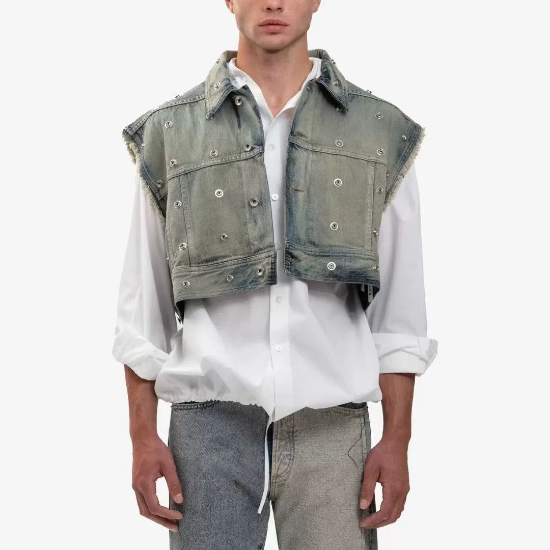 Rick Owens Drkshdw rick owens drkshdw oversized denim vest Size US XS / EU 42 / 0 - 6 Thumbnail