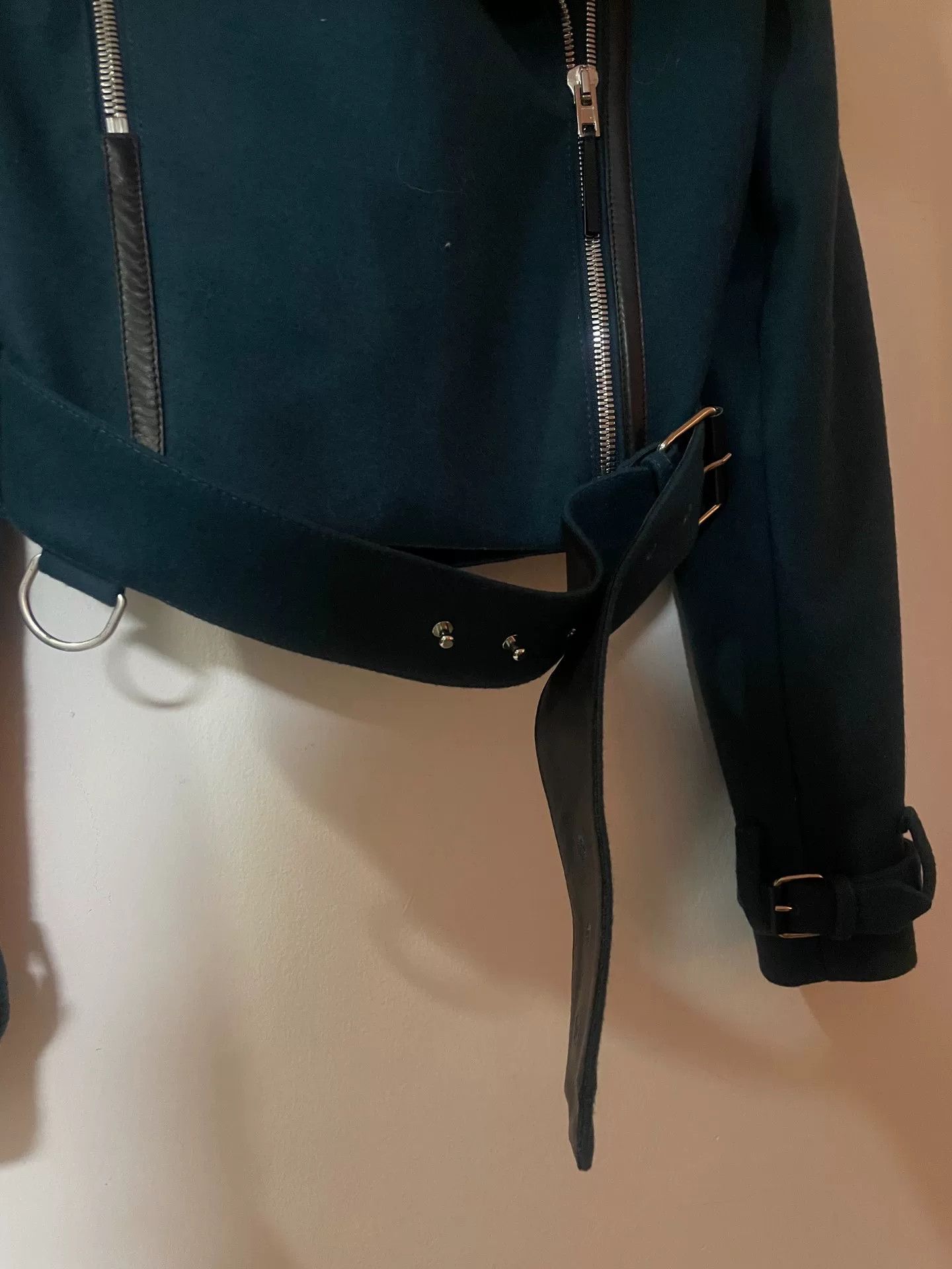 Jean Paul Gaultier Jean Paul Gaultier Wool-Lined Moto Jacket Size M / US 6-8 / IT 42-44 - 3 Thumbnail
