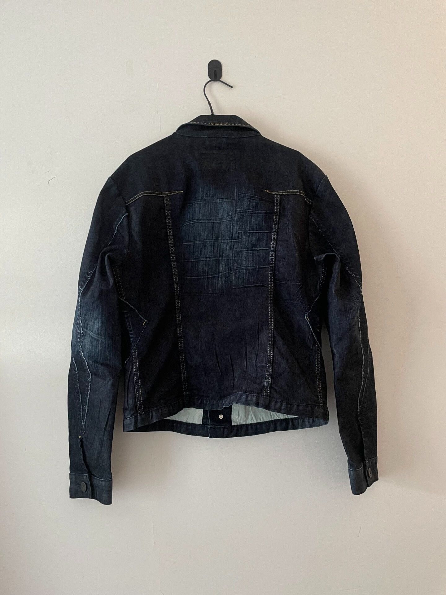 JEANERICA stylish denim jacket with star patterns Size US L / EU 52-54 / 3 - 4 Thumbnail