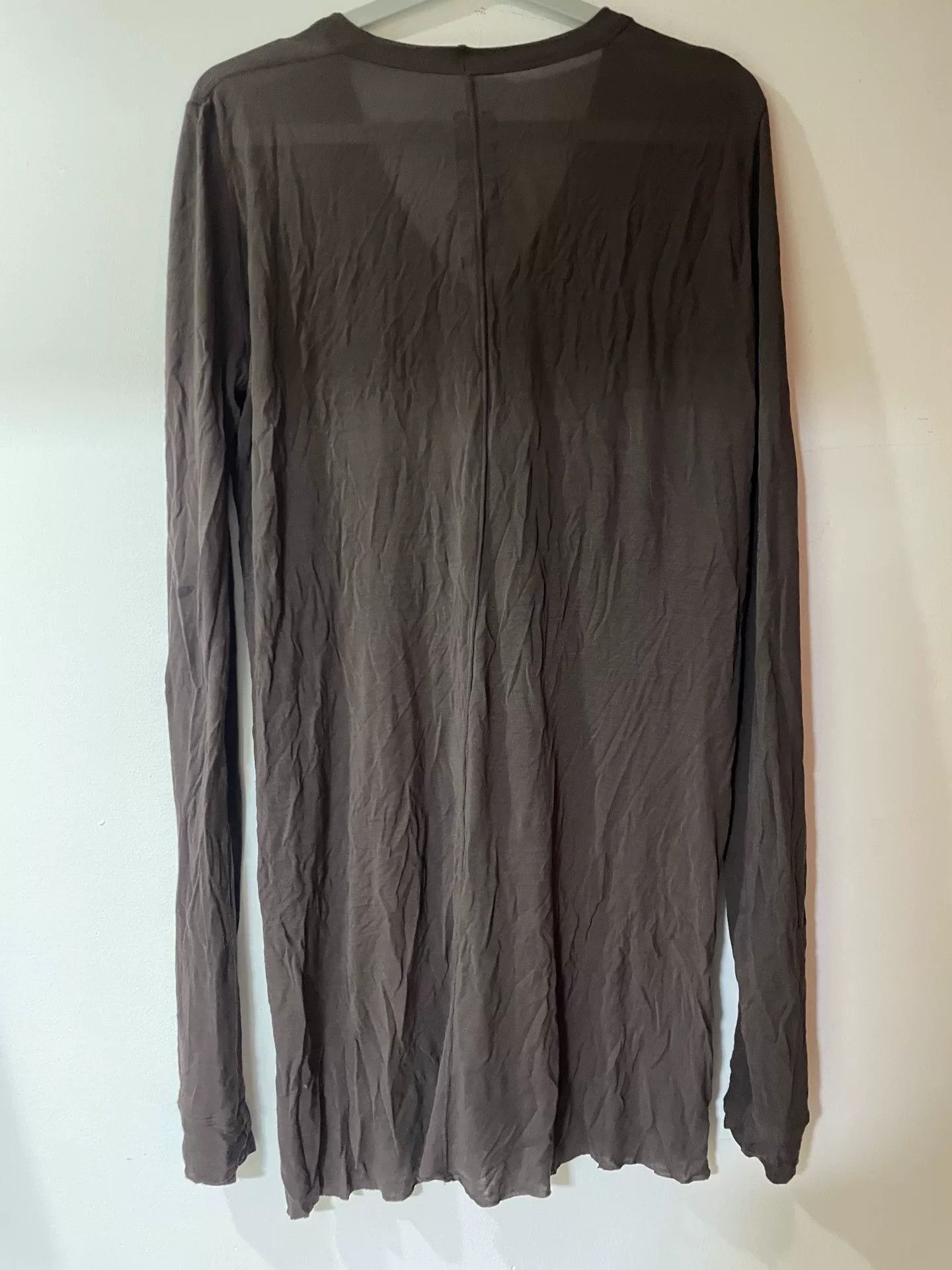 Rick Owens rick owens silk long sleeve top size 42 Size US M / EU 48-50 / 2 - 2 Thumbnail