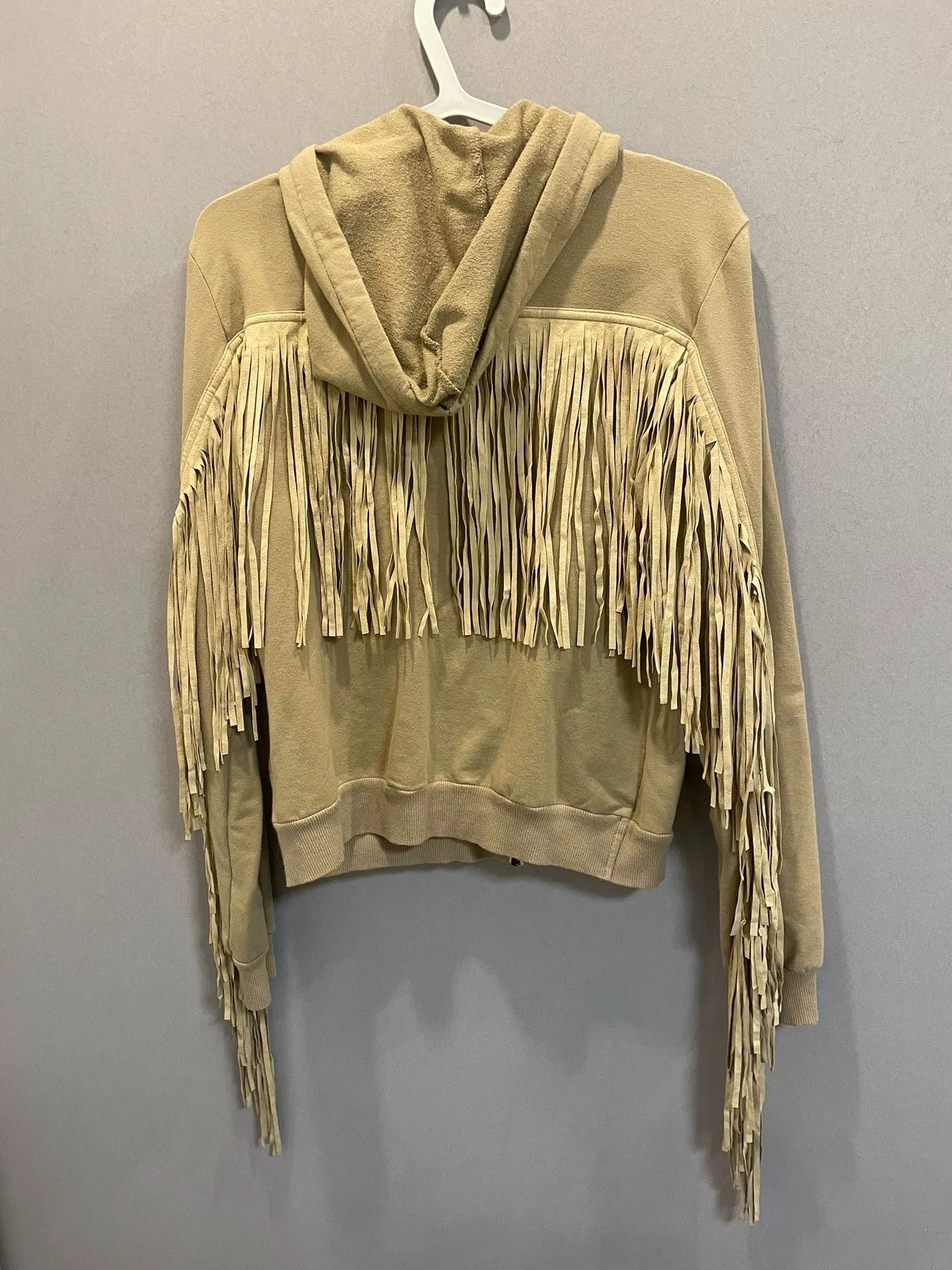 Dolce & Gabbana fringed hooded jacket by Dolce&Gabbana Size XL / US 12-14 / IT 48-50 - 2 Thumbnail