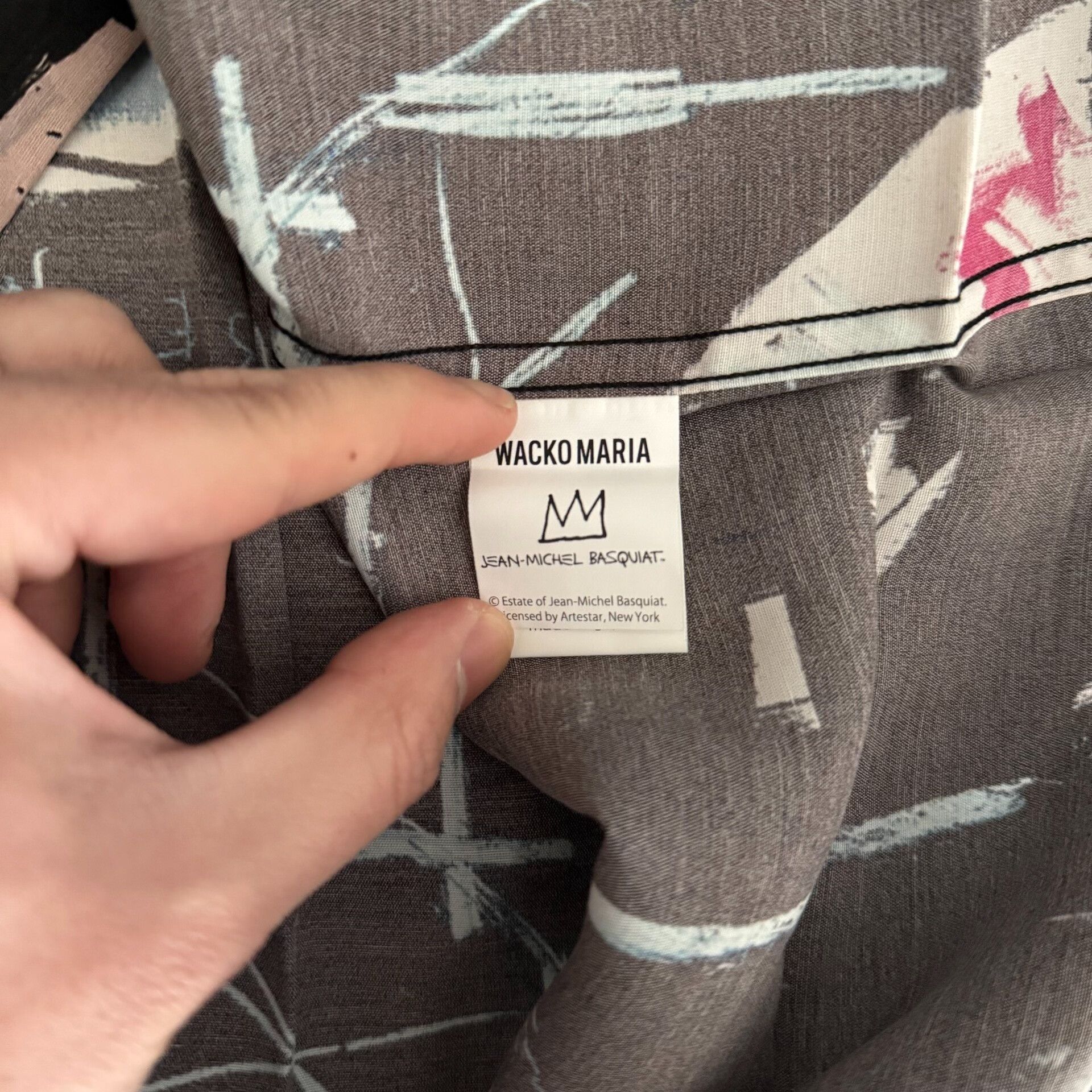 Wacko Maria Wacko Maria Basquiat Short Sleeve Shirt Size US XL / EU 56 / 4 - 5 Thumbnail
