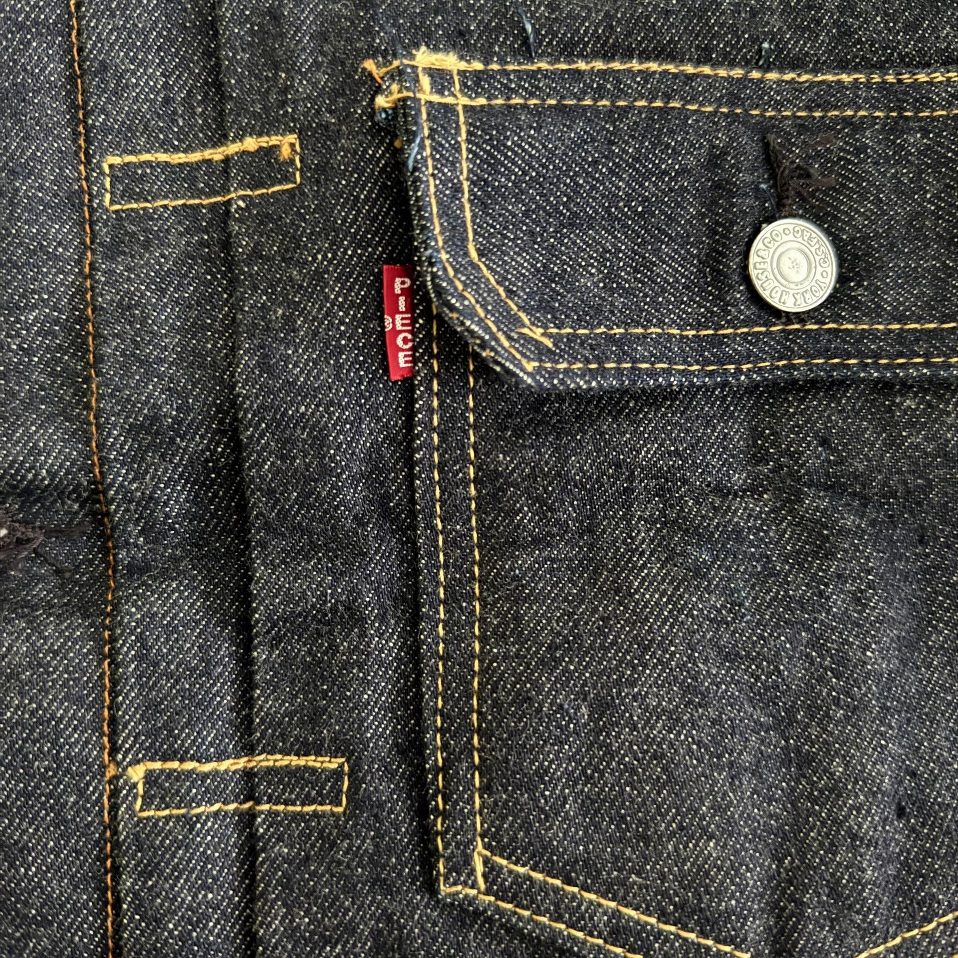 Japanese Brand One Piece Of Rock Denim Jacket Size US L / EU 52-54 / 3 - 4 Thumbnail