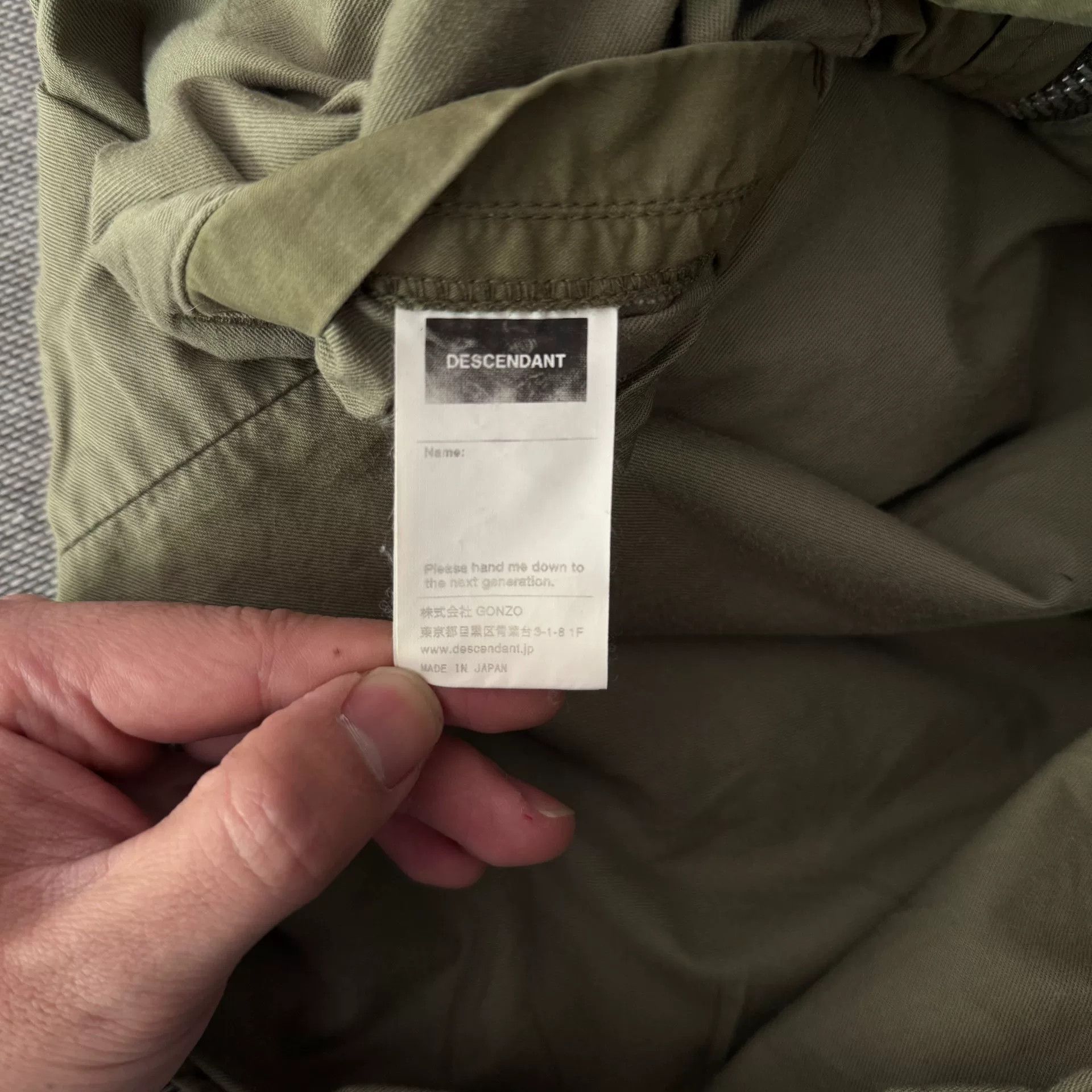 Descendant Descendant Balboa Weather M65 Jacket Size US L / EU 52-54 / 3 - 9 Thumbnail