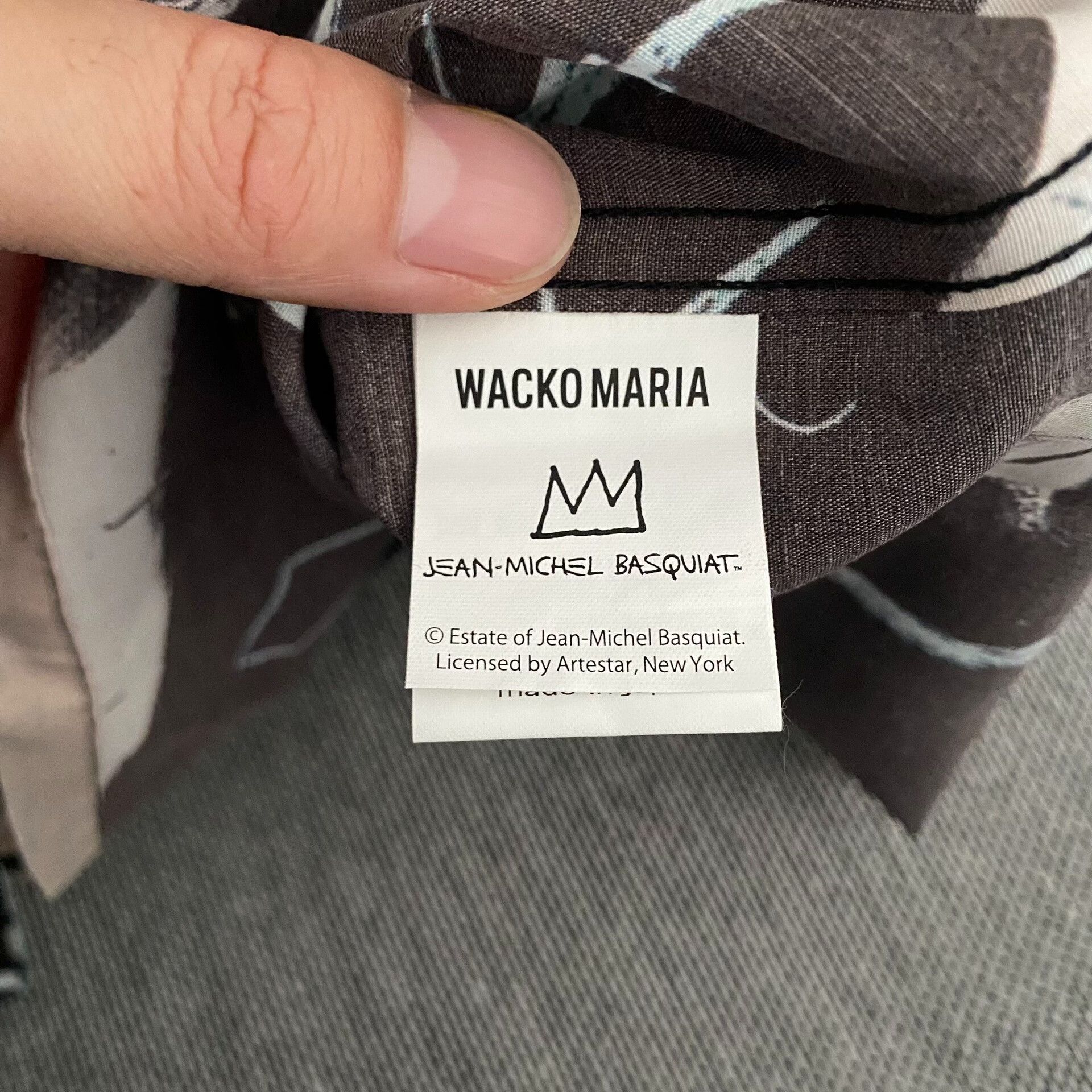 Wacko Maria wacko maria basquiat hawaiian shirt xl Size US XL / EU 56 / 4 - 7 Thumbnail