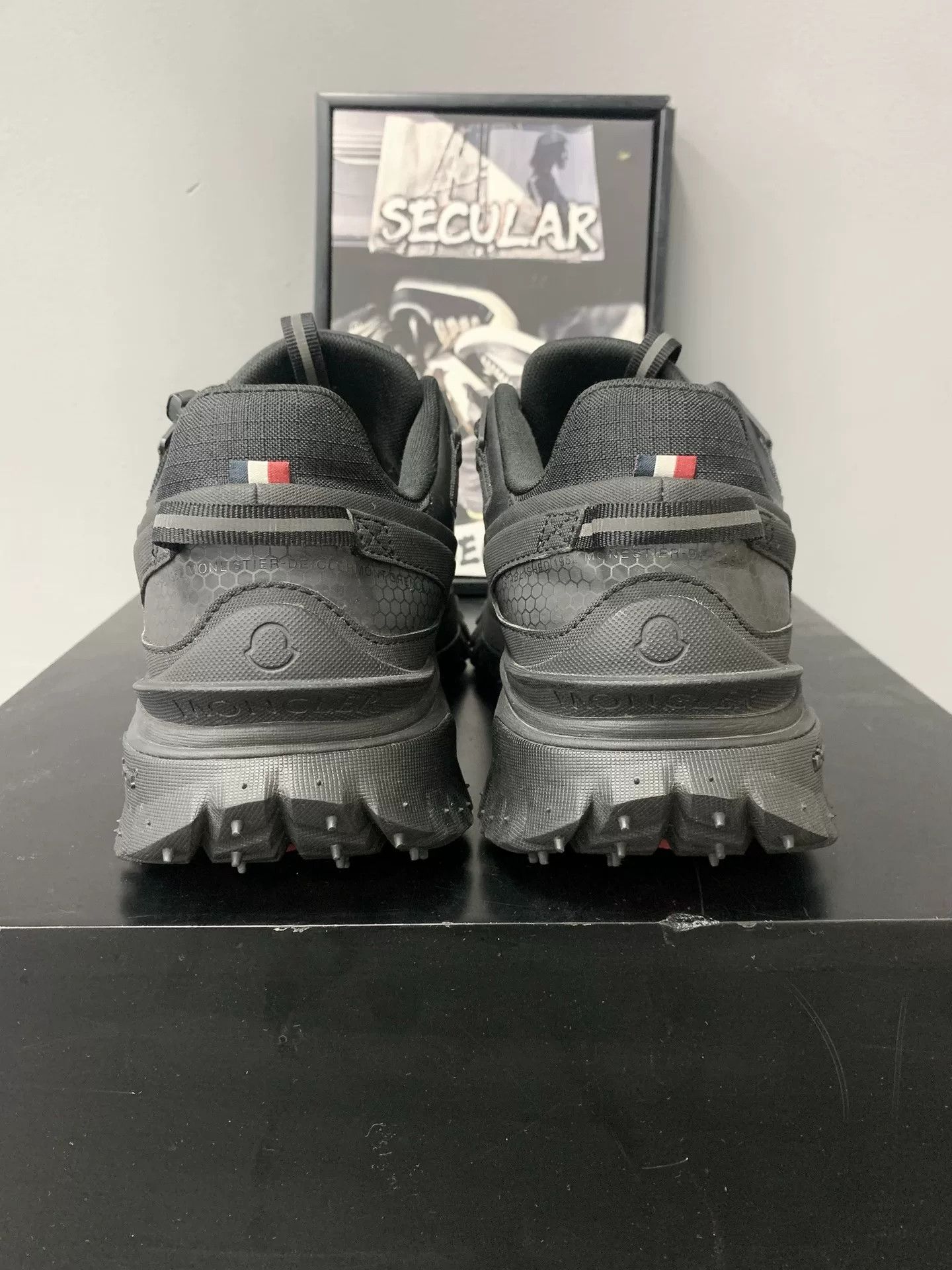 Moncler moncler black casual sports trail shoes Size US 10 / EU 43 - 7 Thumbnail