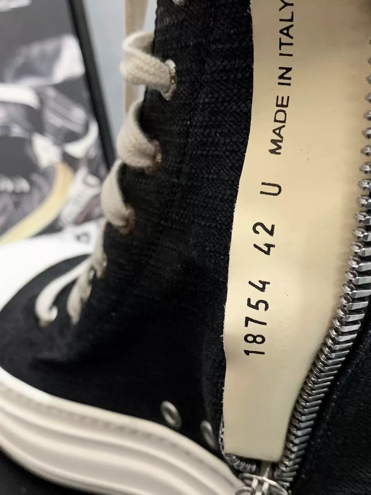 Rick Owens rick owens black high-top platform sneakers Size US 9 / EU 42 - 9 Thumbnail