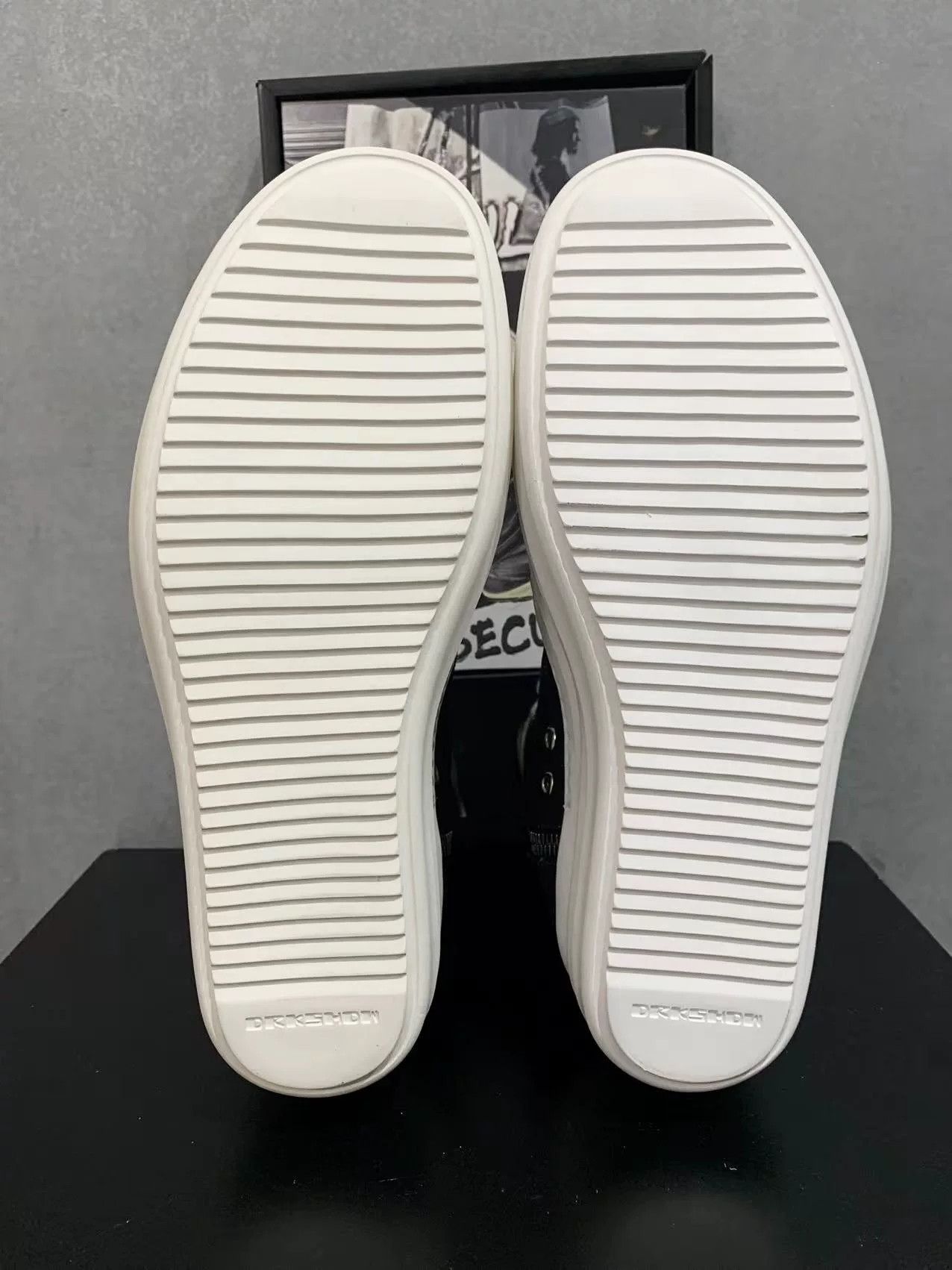 Rick Owens rick owens black high-top platform sneakers Size US 9 / EU 42 - 8 Thumbnail