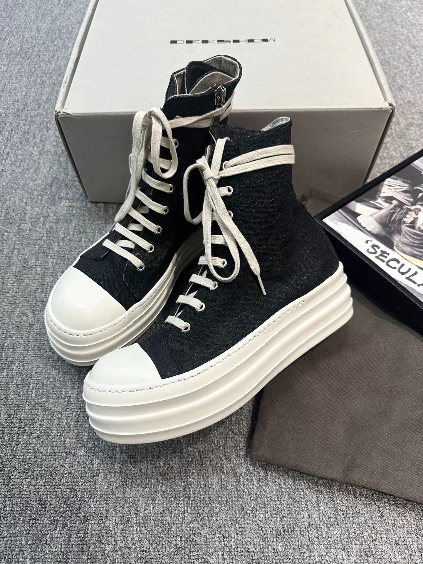 Rick Owens rick owens thick sole casual sneakers Size US 9 / EU 42 - 3 Thumbnail