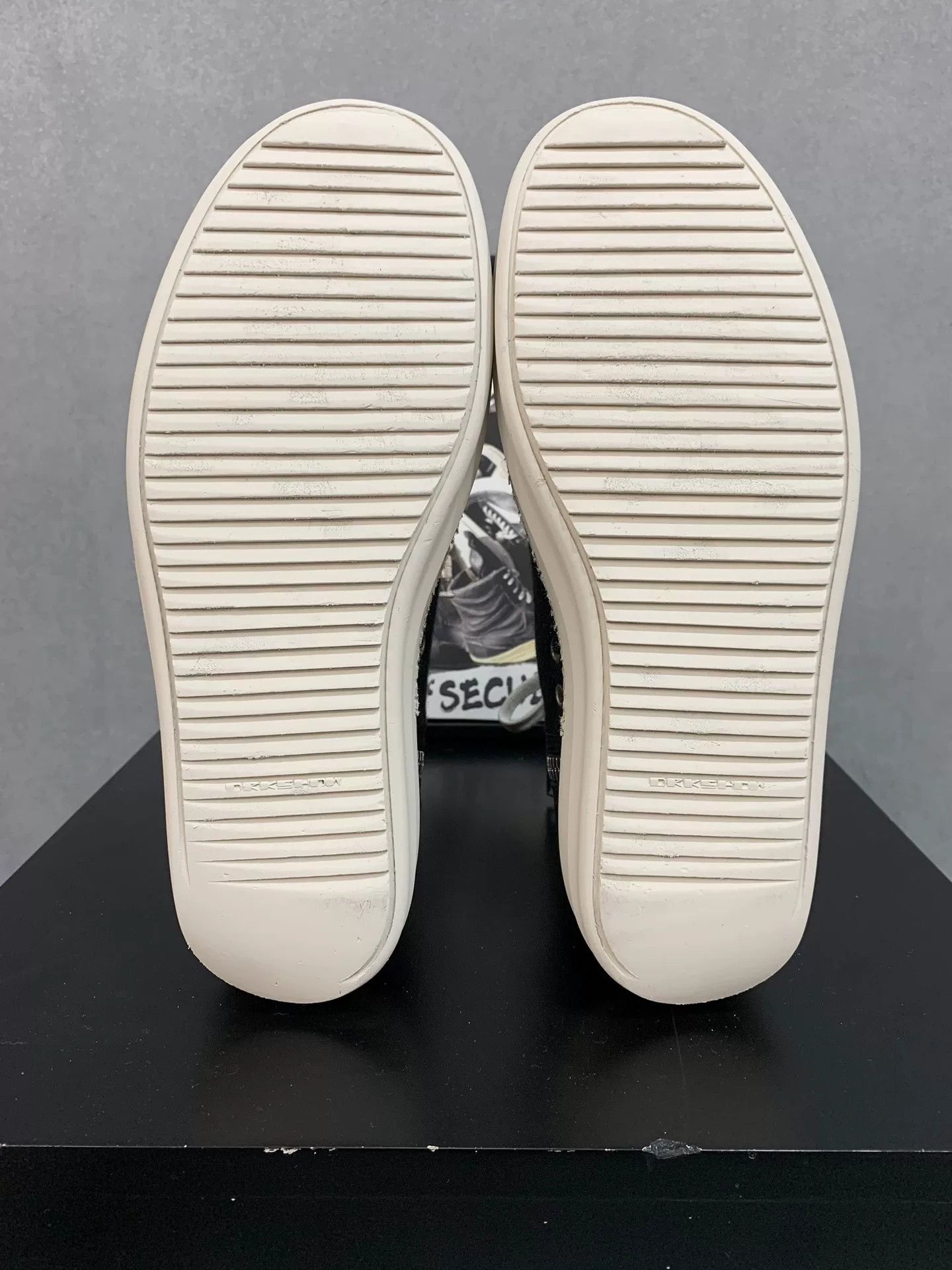 Rick Owens Drkshdw rick owens high top black and white sneakers Size US 8.5 / EU 41-42 - 8 Thumbnail