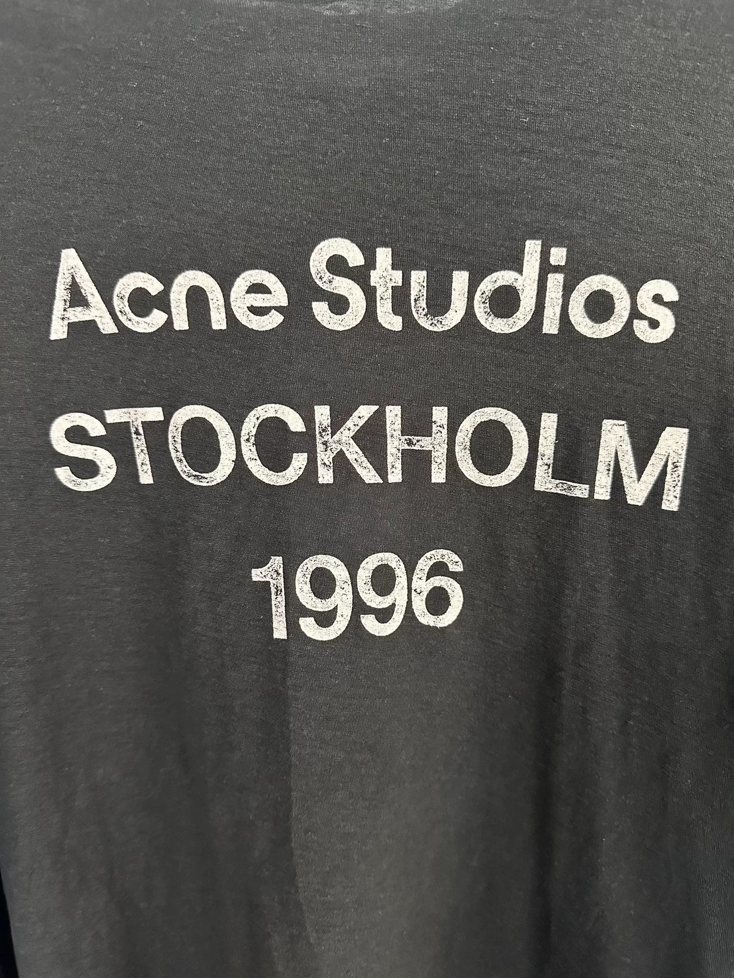 Acne Studios Acne Studios 1996 Black Short Sleeve T-Shirt Size US XL / EU 56 / 4 - 3 Thumbnail