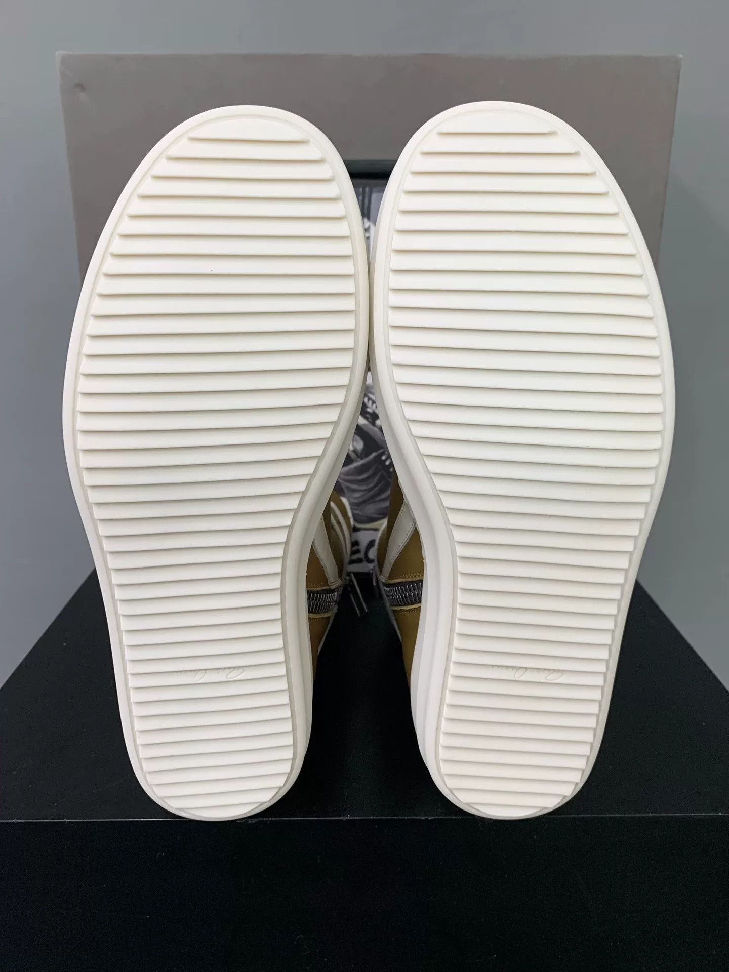 Rick Owens rick owens geobasket yellow leather casual shoes Size US 7 / EU 40 - 8 Thumbnail