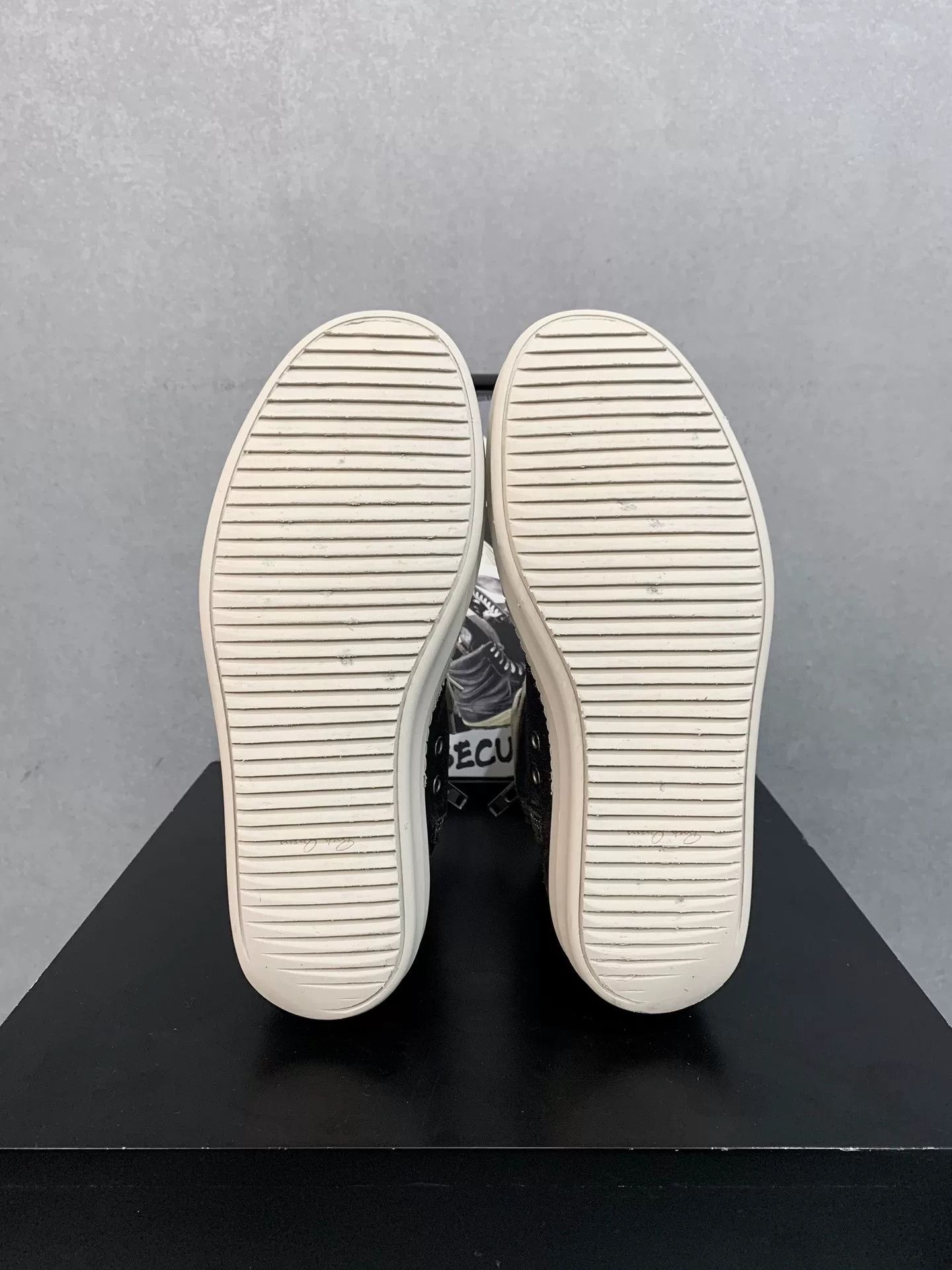 Rick Owens rick owens high-top black and white sneakers Size US 9 / EU 42 - 8 Thumbnail