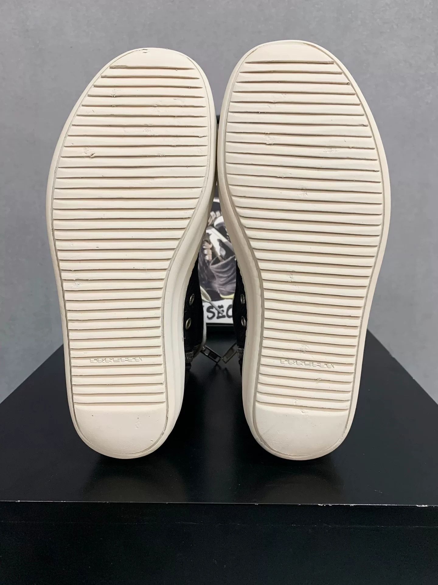 Rick Owens rick owens high-top canvas sneakers size 41.5 Size US 10.5 / EU 43-44 - 8 Thumbnail