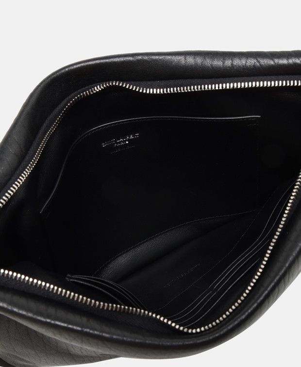 Saint Laurent Paris Pillow P Leather wash bag Size ONE SIZE - 3 Thumbnail