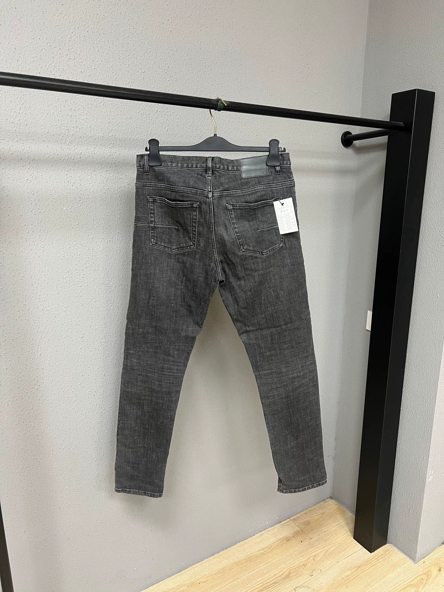 Dior Dior Gray Denim Jeans Size 31 Size US 31 - 2 Thumbnail