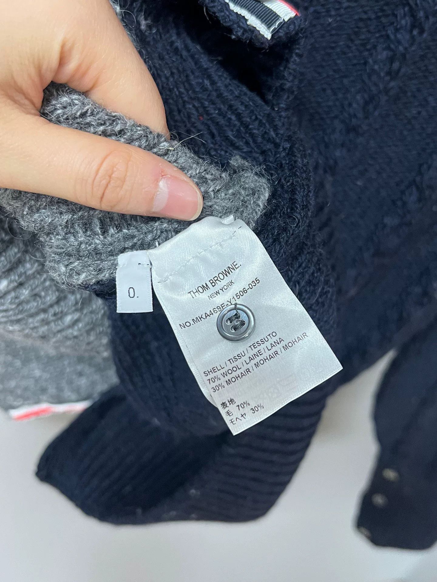 Thom Browne thom browne striped knit sweater size 0 Size US XXS / EU 40 - 3 Thumbnail